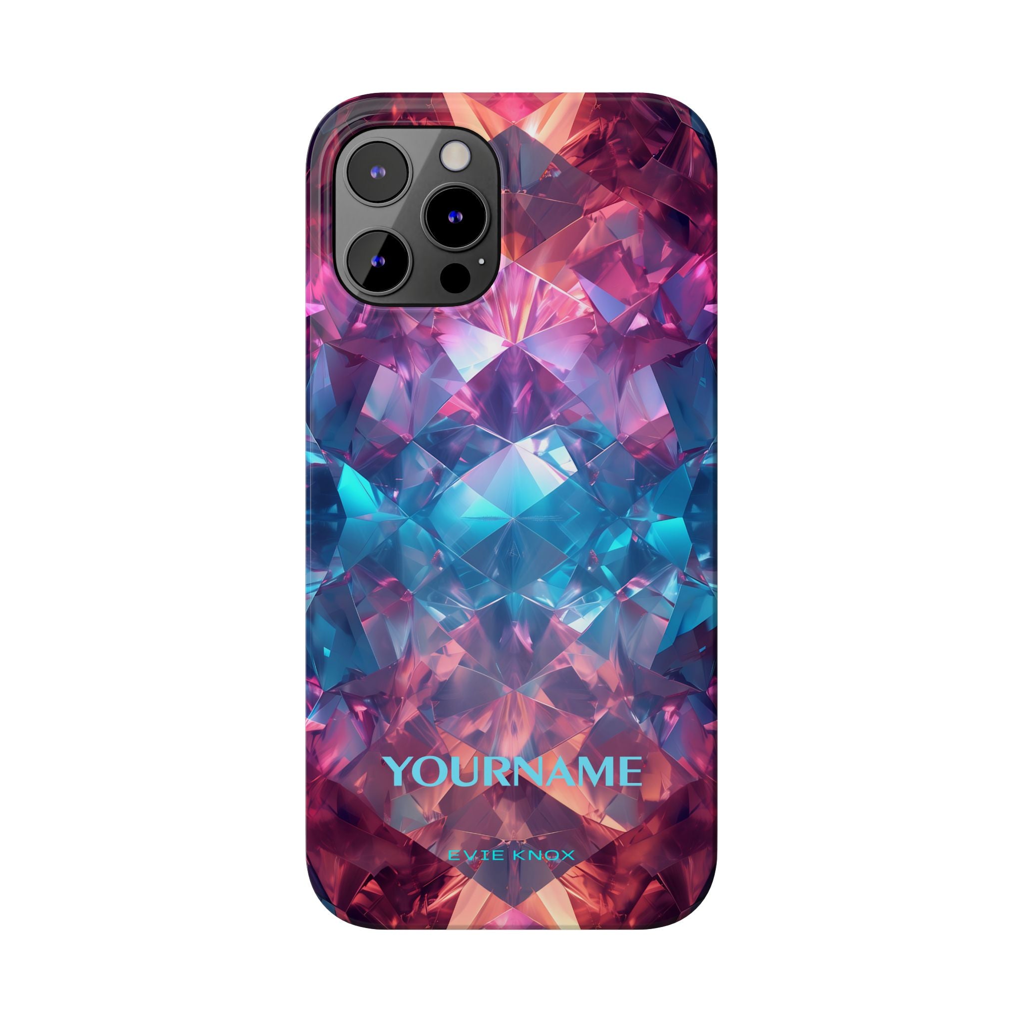 Supernova Gemstone Effect Slim iPhone Case - Customized Phone Case