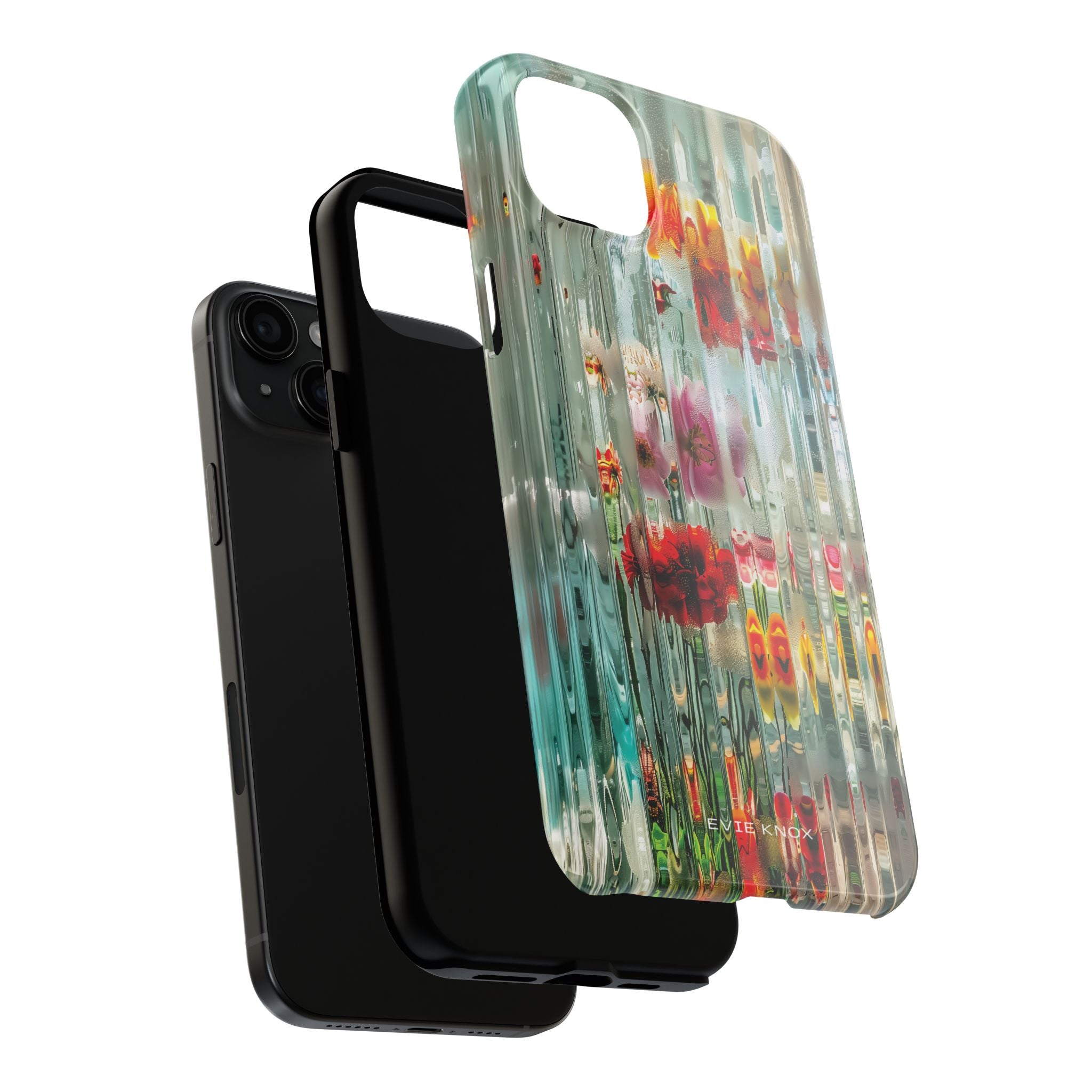 Tropical Floral Distortion iPhone Case
