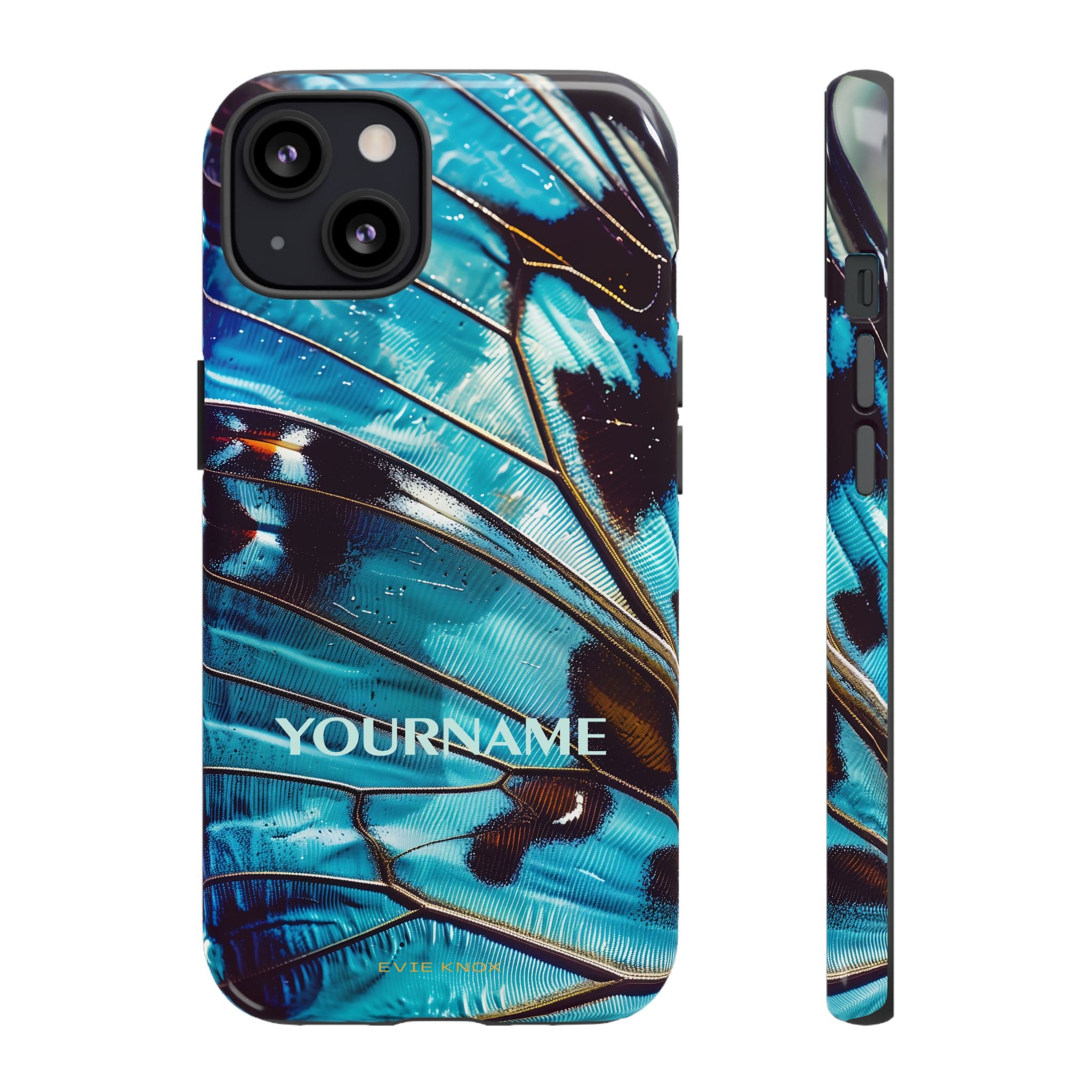 Blue Morpho Butterfly Wing Tough iPhone Case