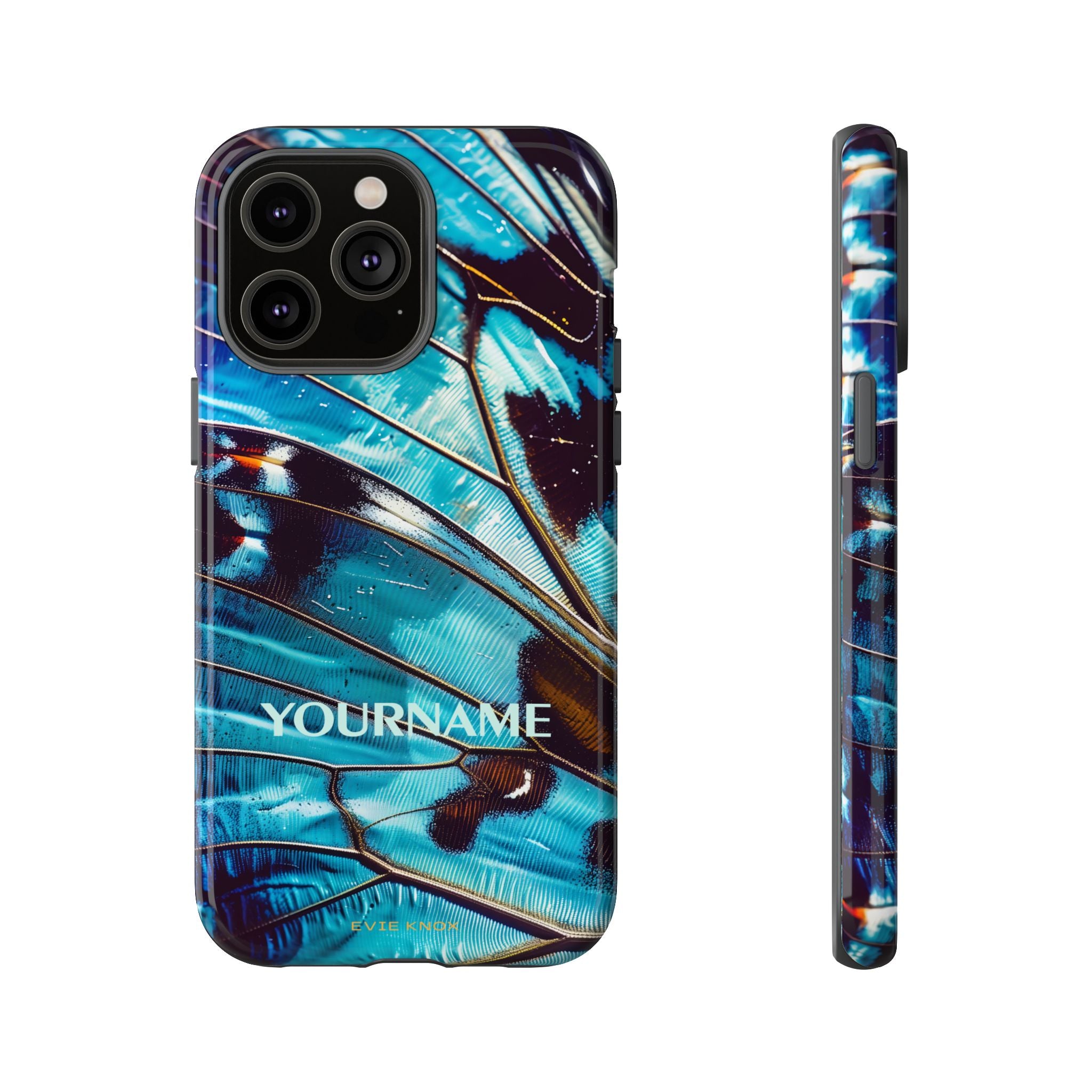 Blue Morpho Butterfly Wing Tough iPhone Case