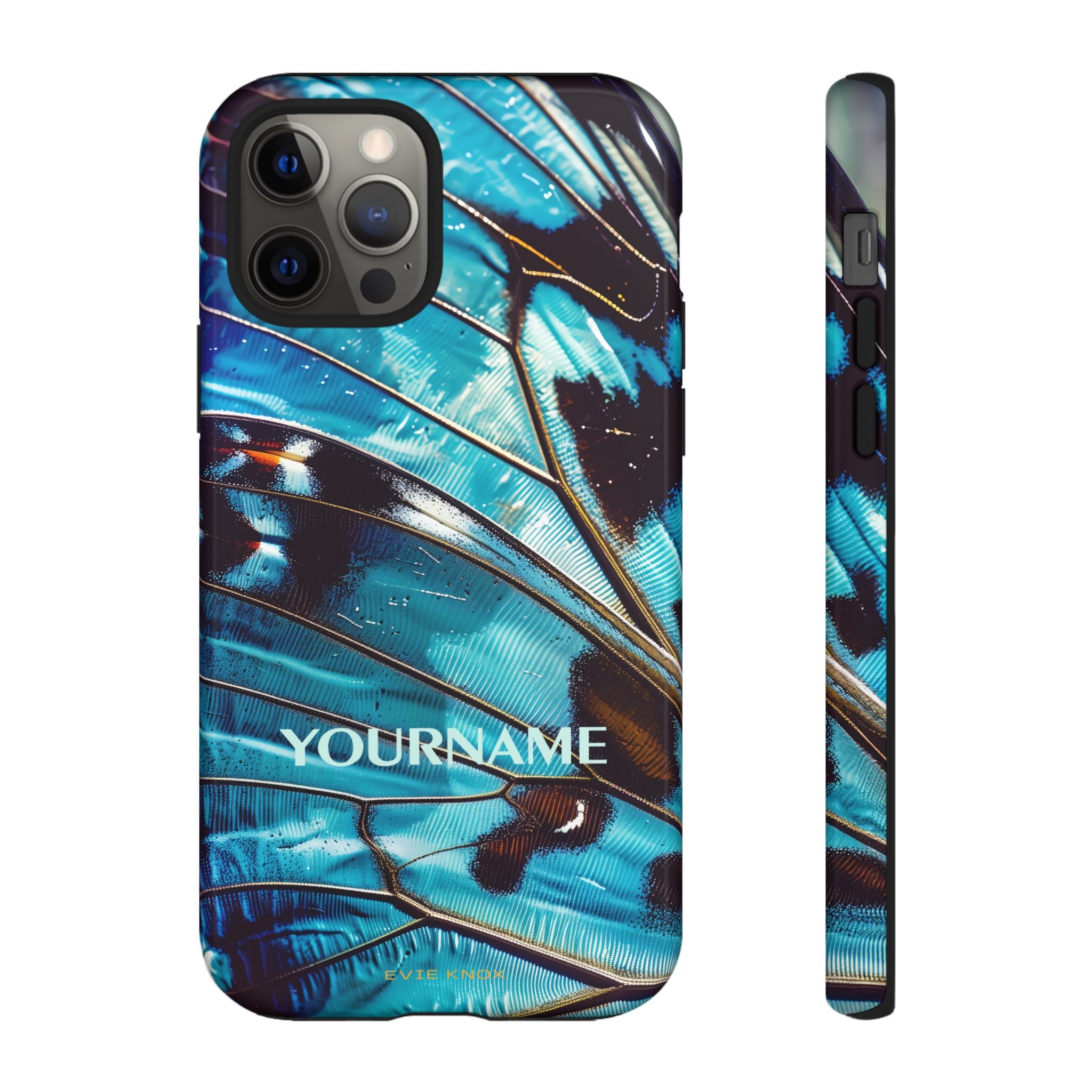 Blue Morpho Butterfly Wing Tough iPhone Case