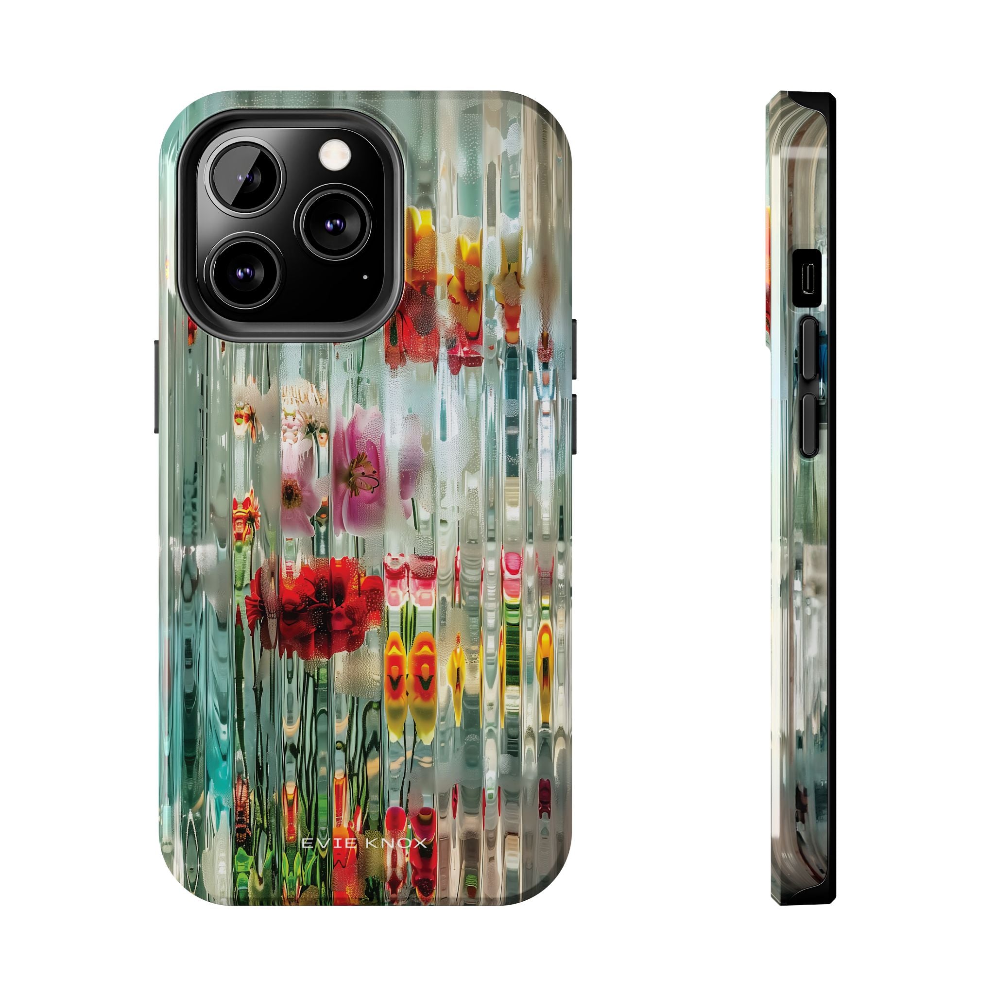 Tropical Floral Distortion iPhone Case