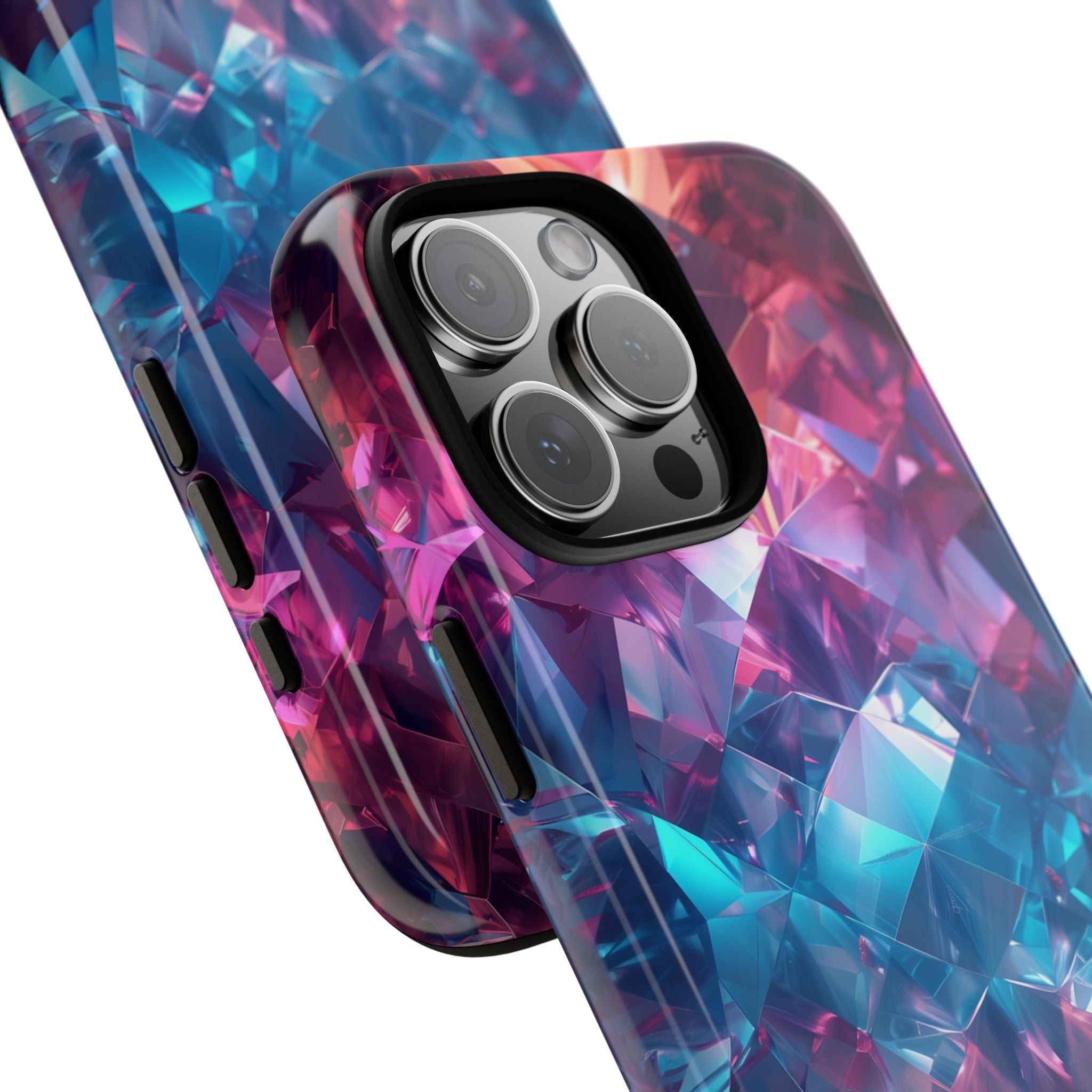 Supernova Gemstone Effect Tough iPhone Case — Custom Iridescent Crystal Design