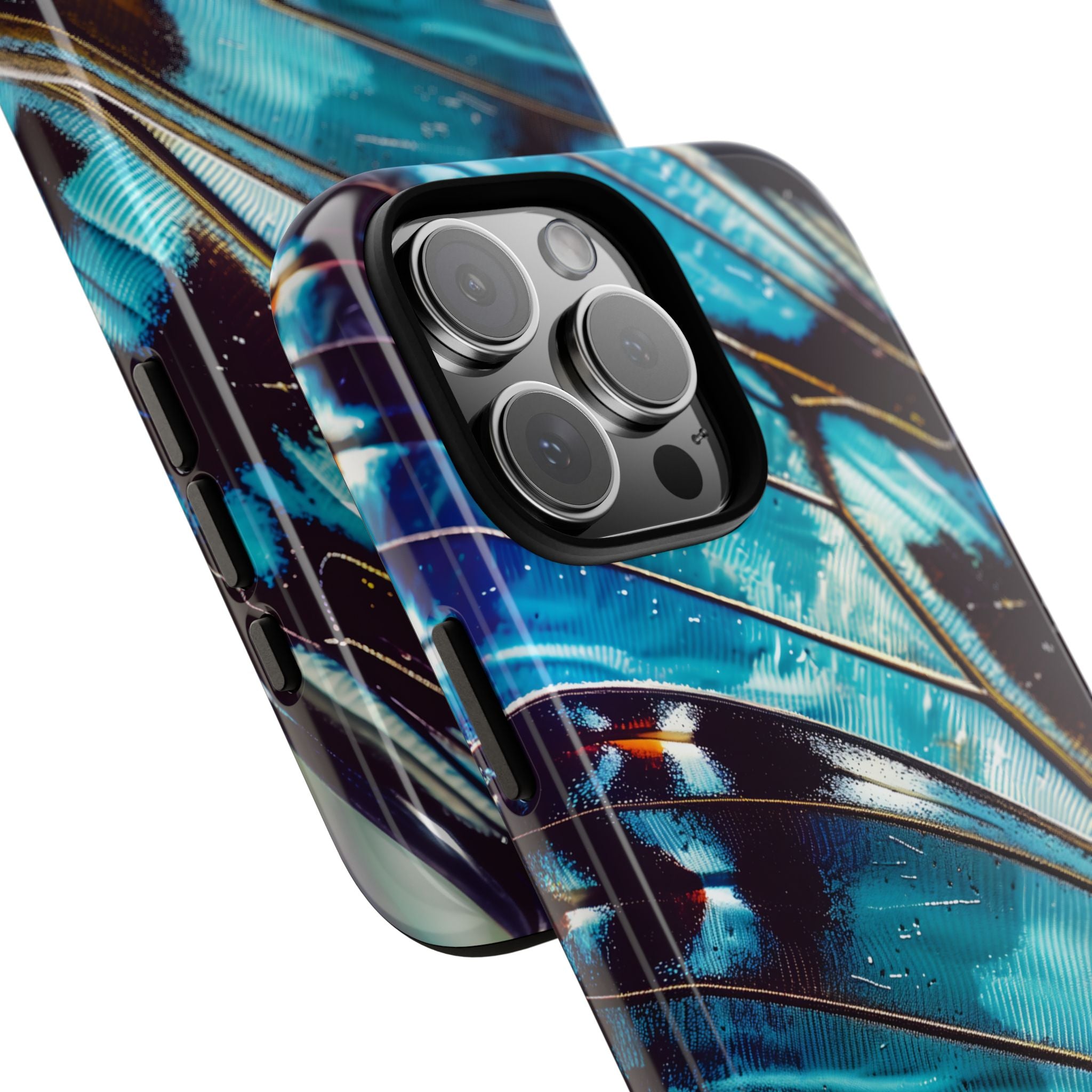 Blue Morpho Butterfly Wing Tough iPhone Case