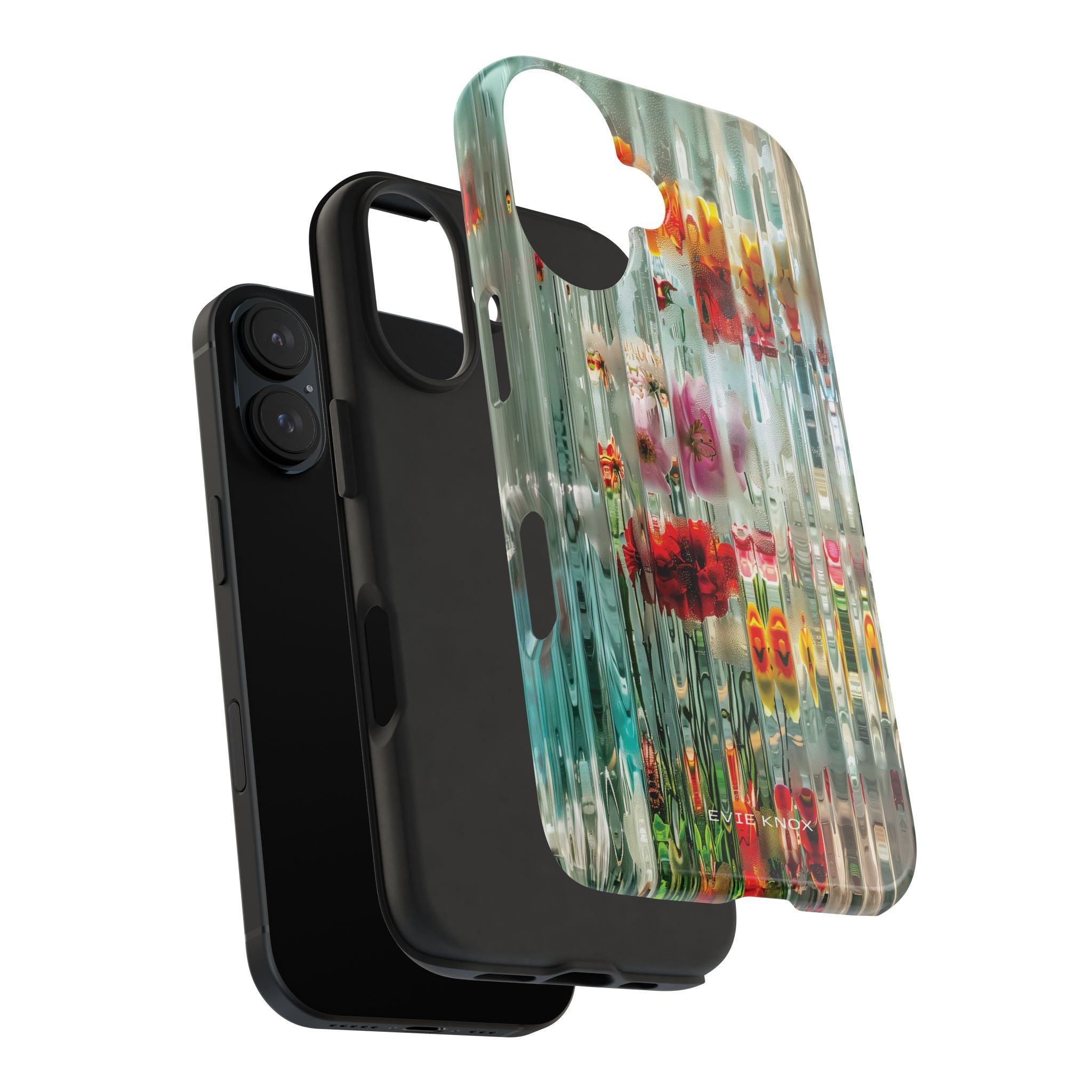 Tropical Floral Distortion iPhone Case