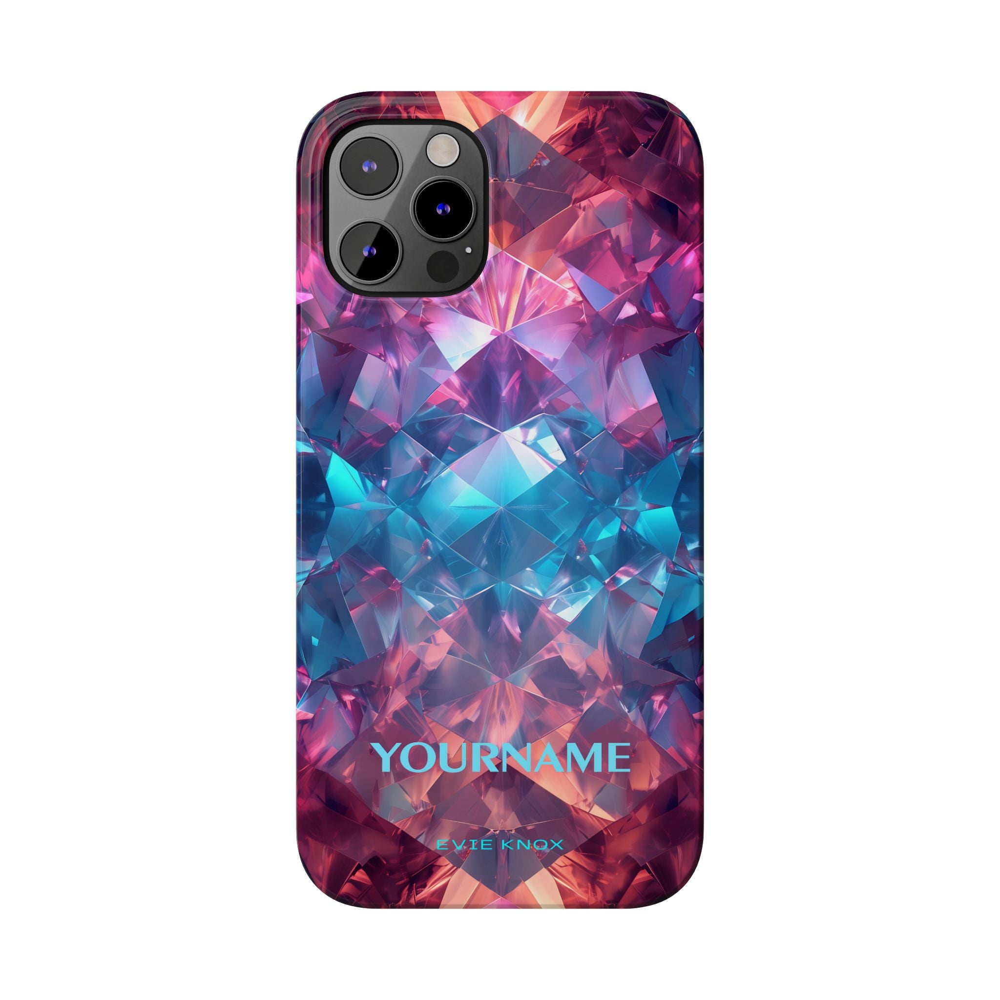 Supernova Gemstone Effect Slim iPhone Case - Customized Phone Case