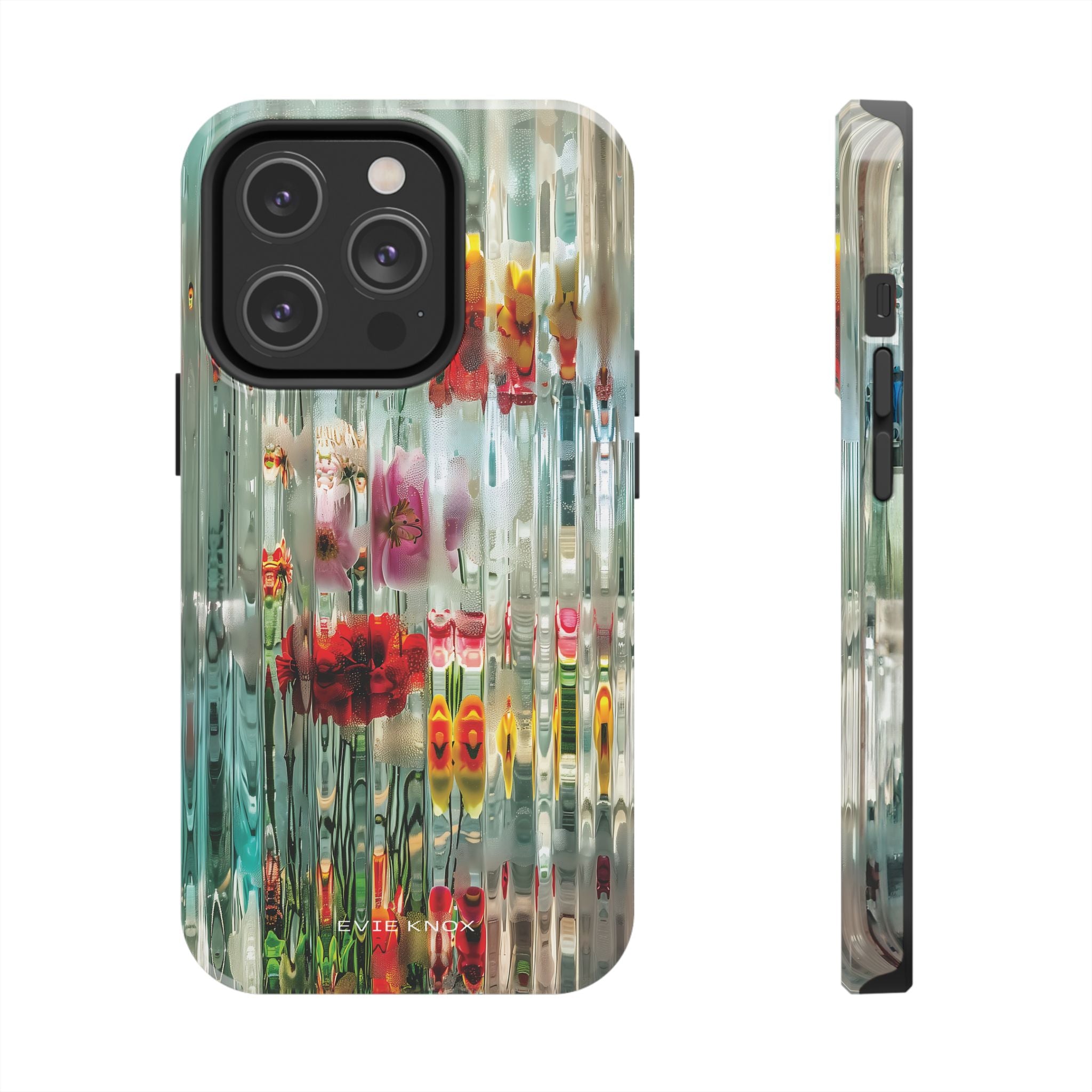 Tropical Floral Distortion iPhone Case