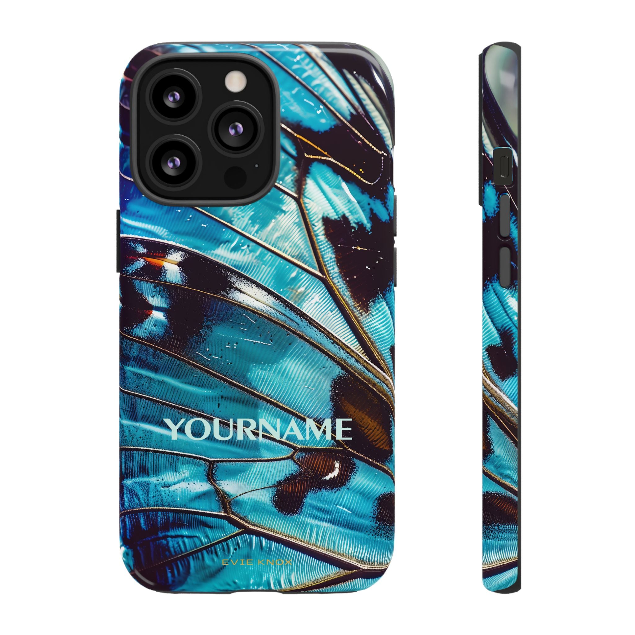 Blue Morpho Butterfly Wing Tough iPhone Case