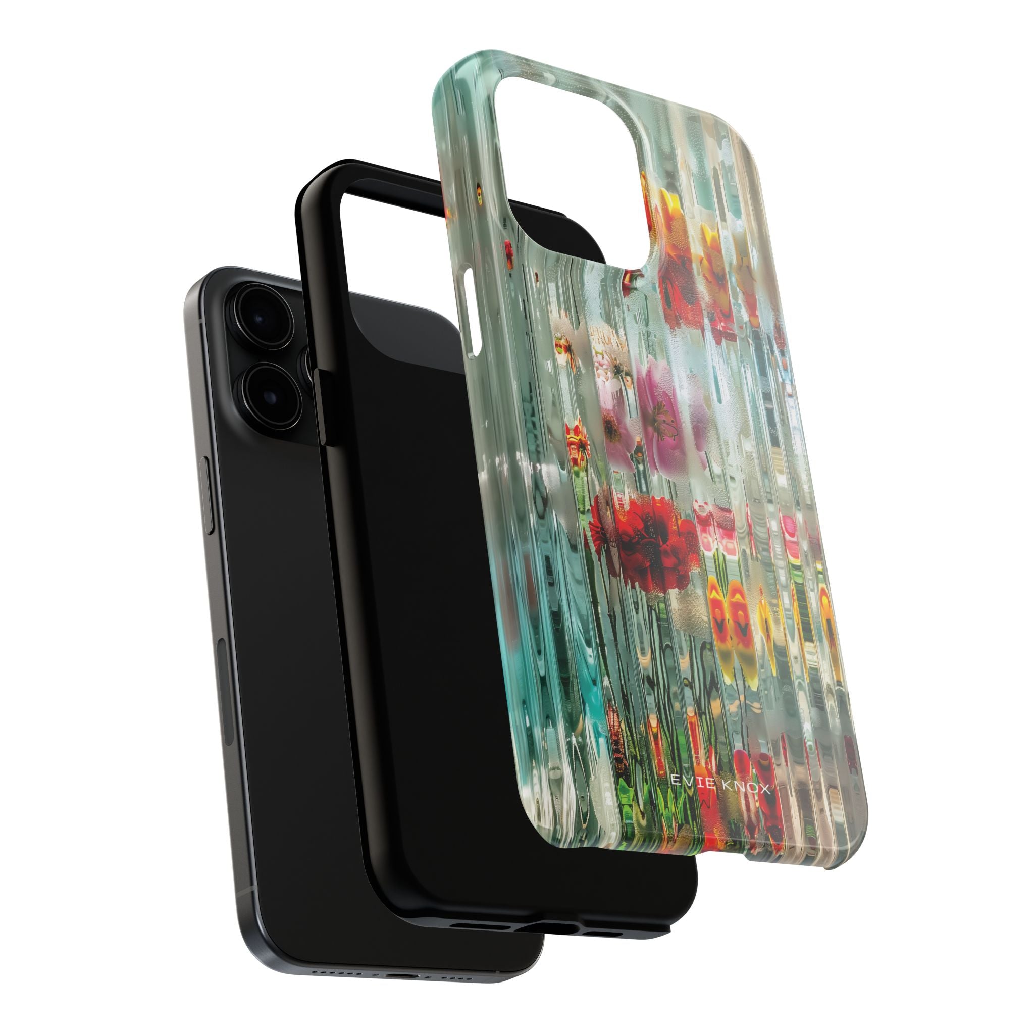 Tropical Floral Distortion iPhone Case