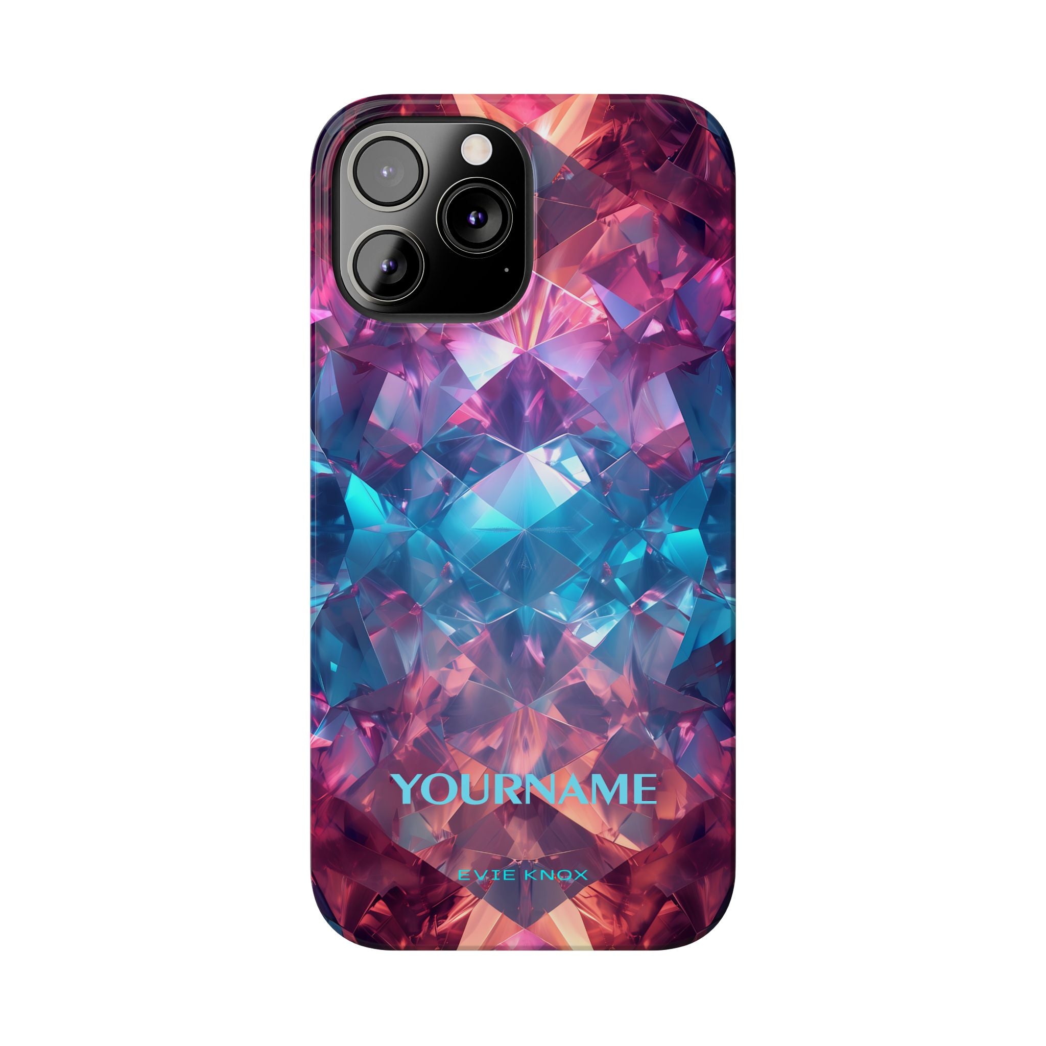 Supernova Gemstone Effect Slim iPhone Case - Customized Phone Case