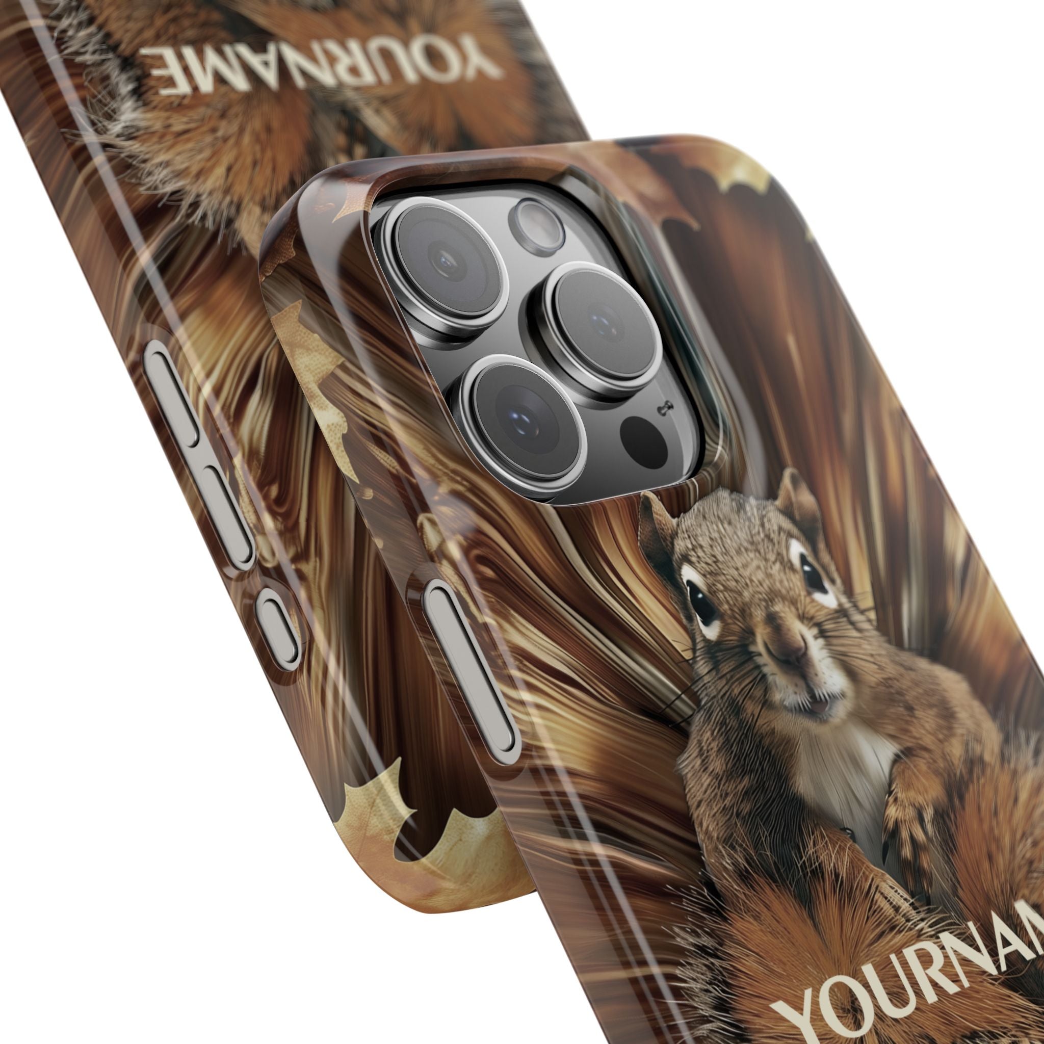 Kaleidoscope Squirrel Slim Phone Case — Cute Customized iPhone Case