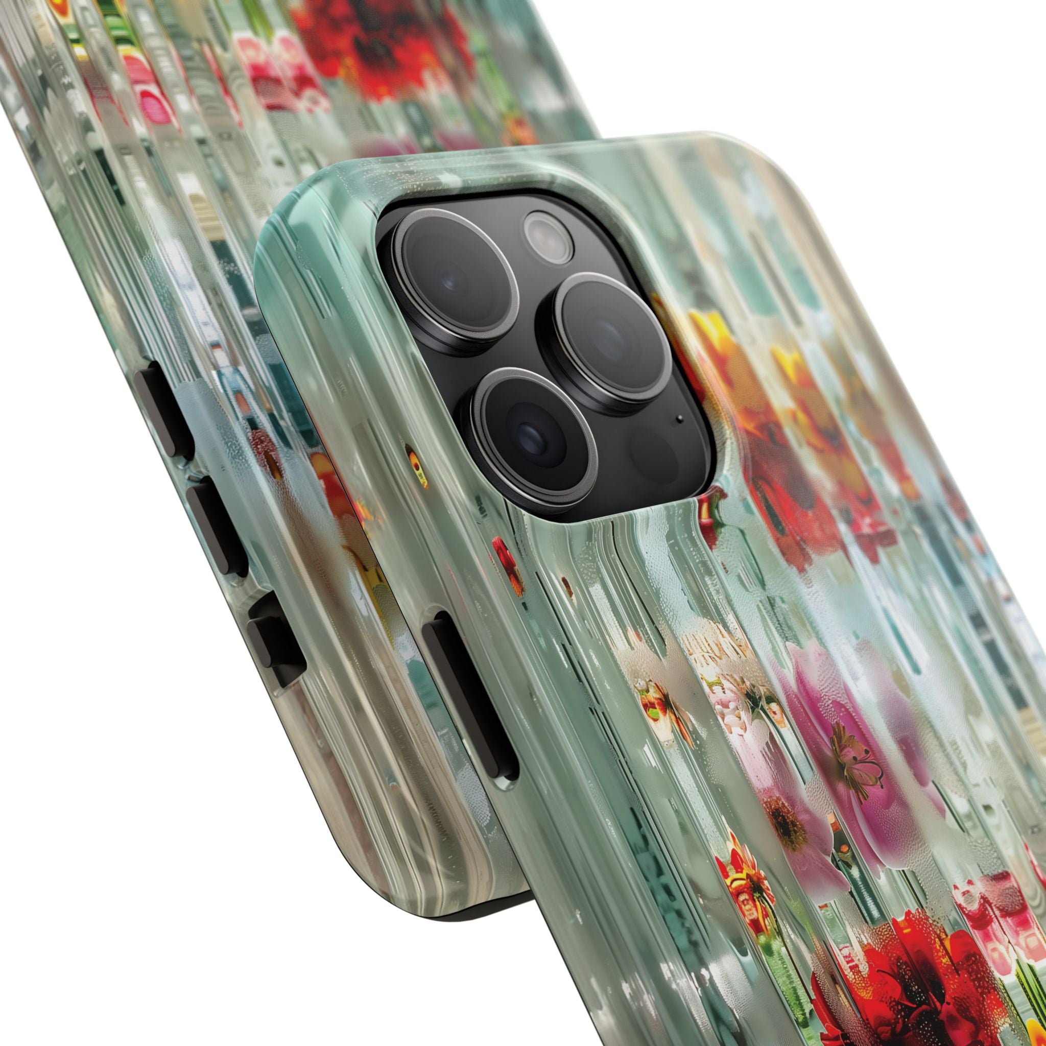 Tropical Floral Distortion iPhone Case