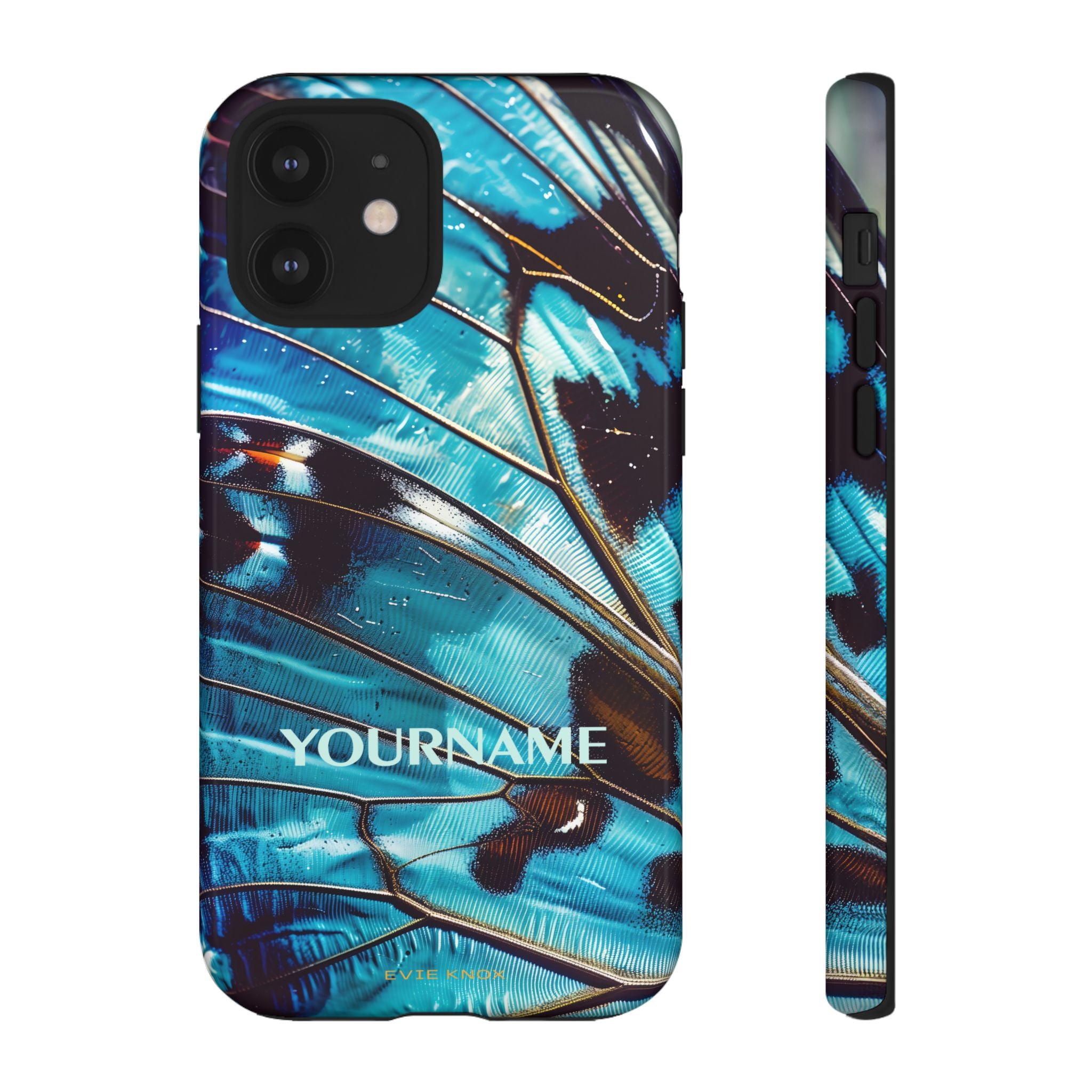 Blue Morpho Butterfly Wing Tough iPhone Case