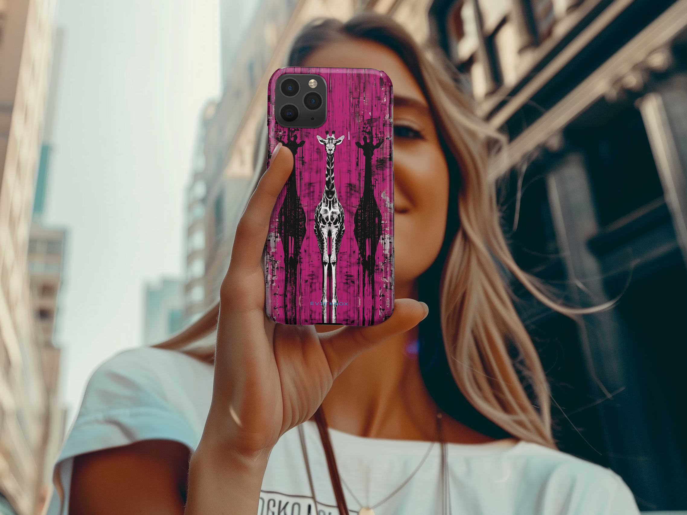Giraffe Trio iPhone Case