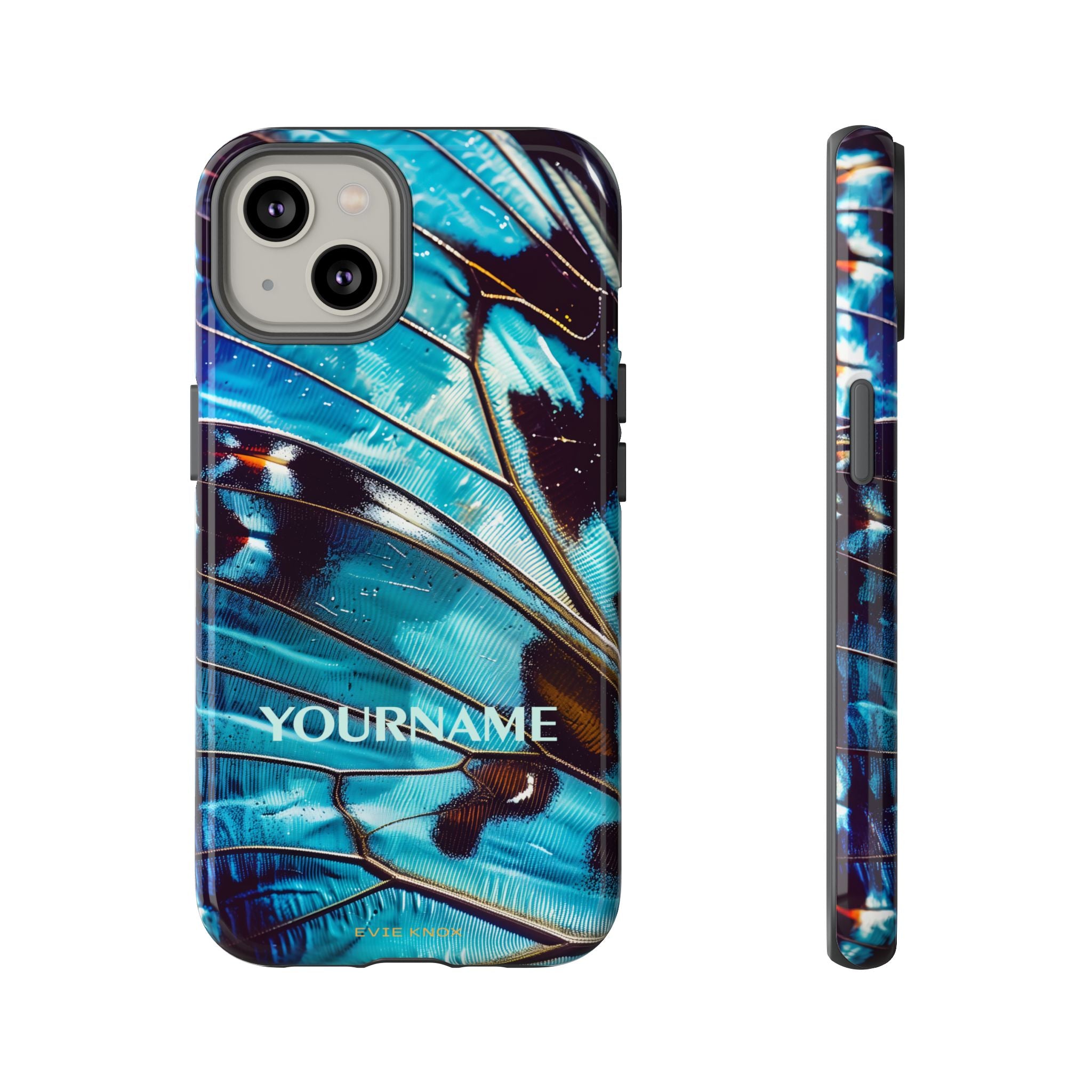 Blue Morpho Butterfly Wing Tough iPhone Case