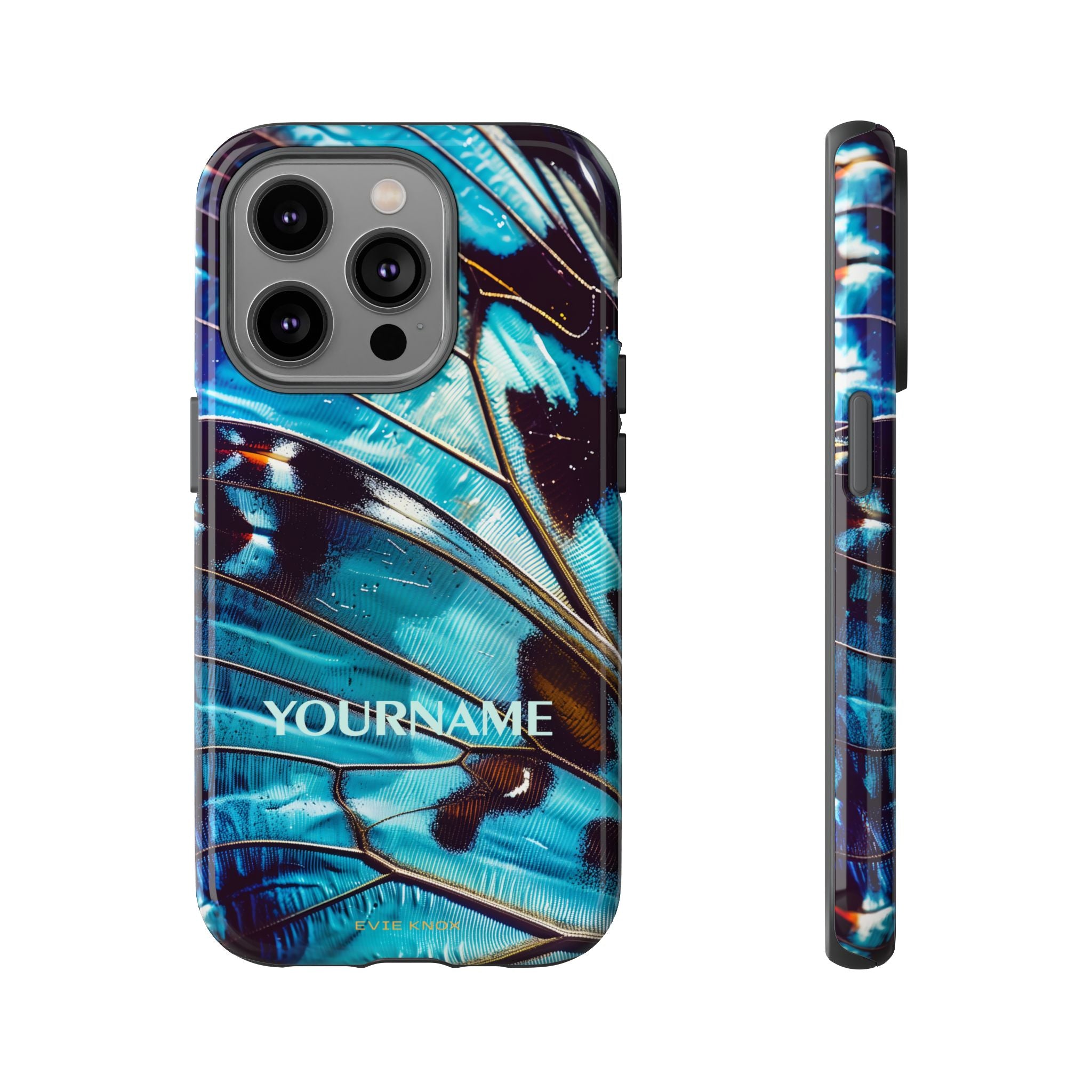 Blue Morpho Butterfly Wing Tough iPhone Case