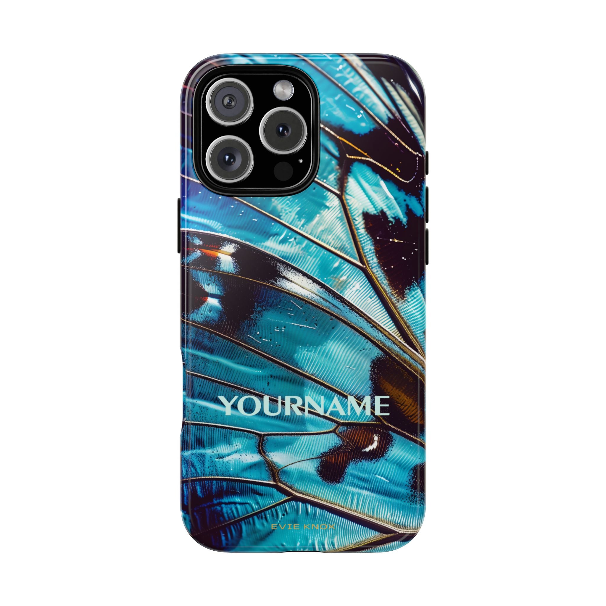 Blue Morpho Butterfly Wing Tough iPhone Case