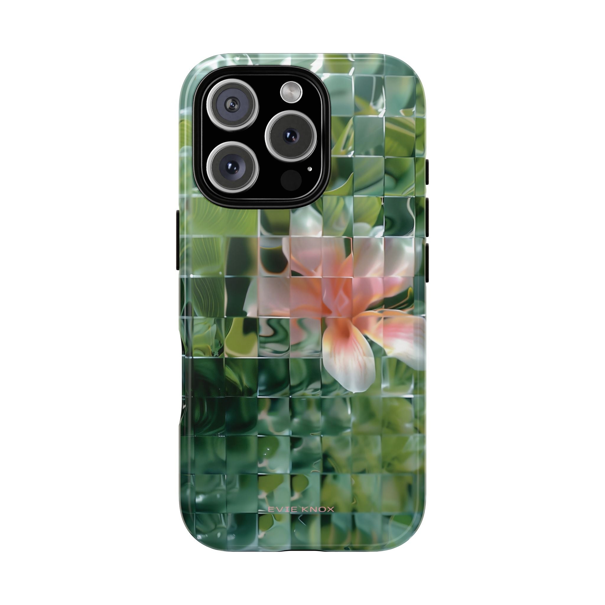 Tropical Mosaic Flower Tough iPhone Case