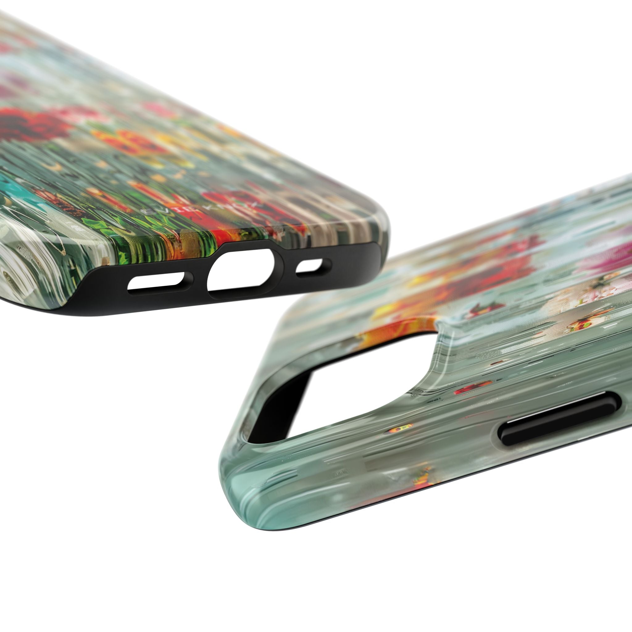 Tropical Floral Distortion iPhone Case