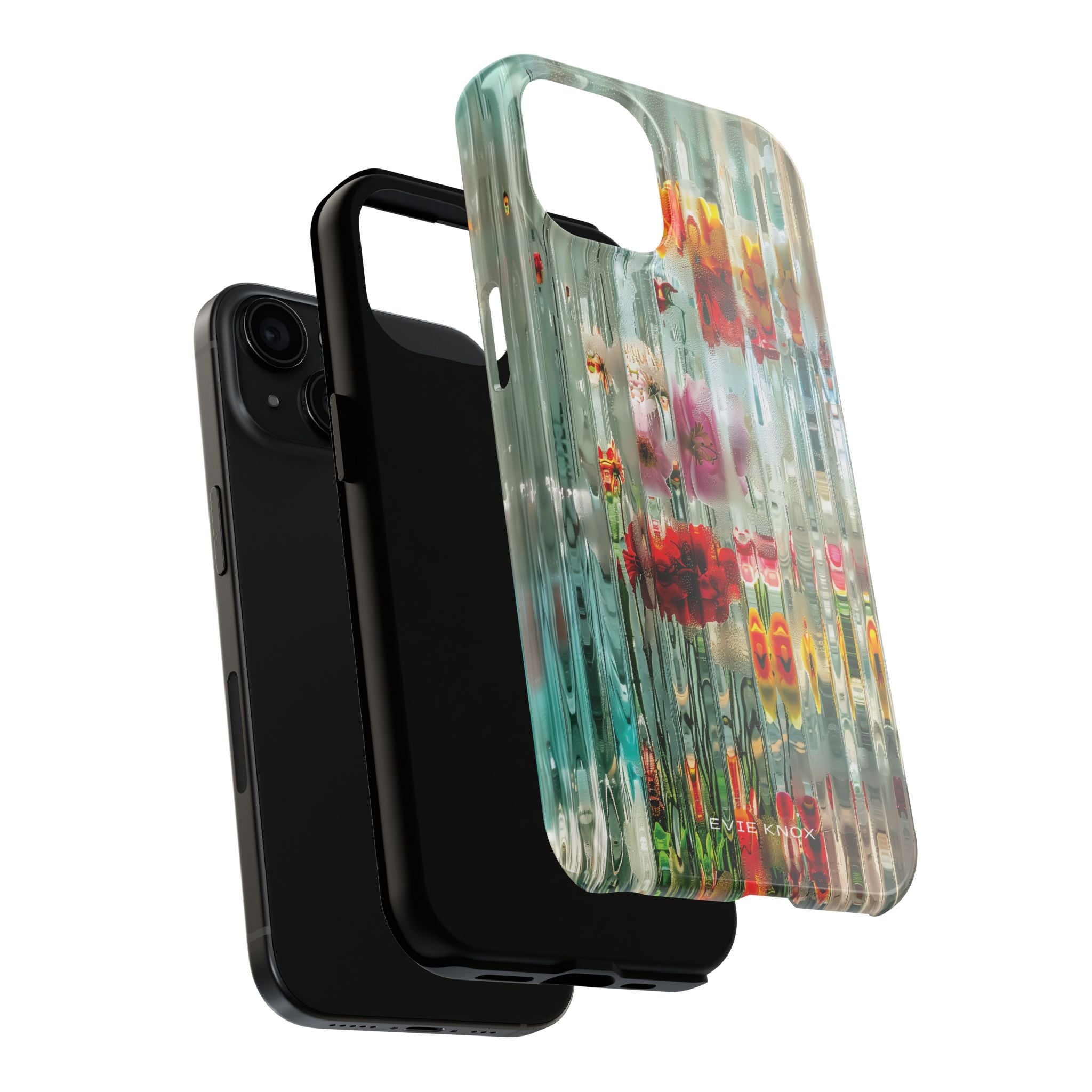 Tropical Floral Distortion iPhone Case