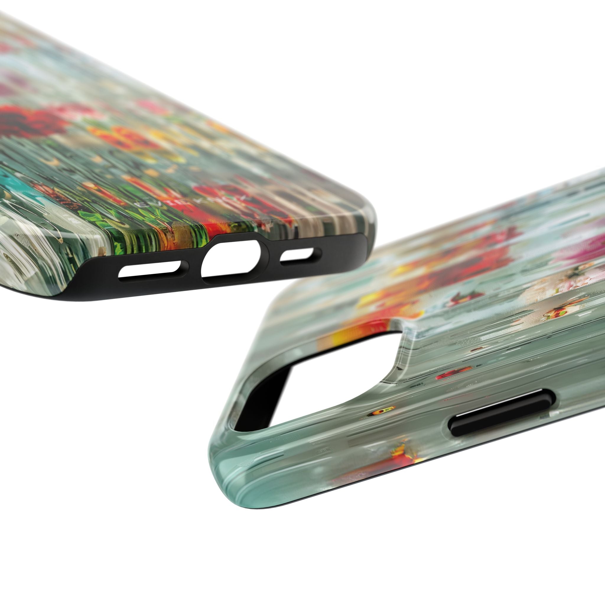 Tropical Floral Distortion iPhone Case