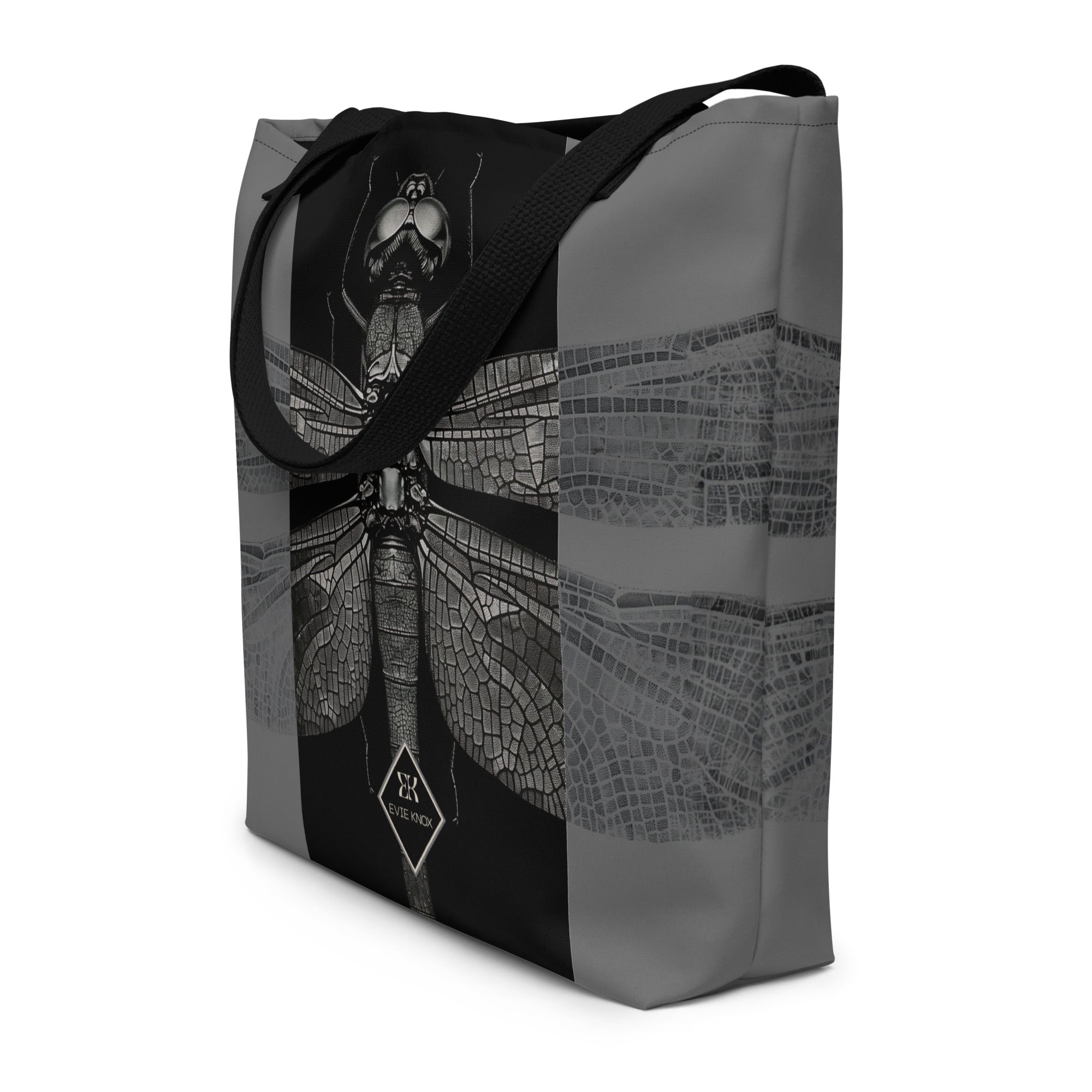 Dragonfly Revelation Large Tote Bag