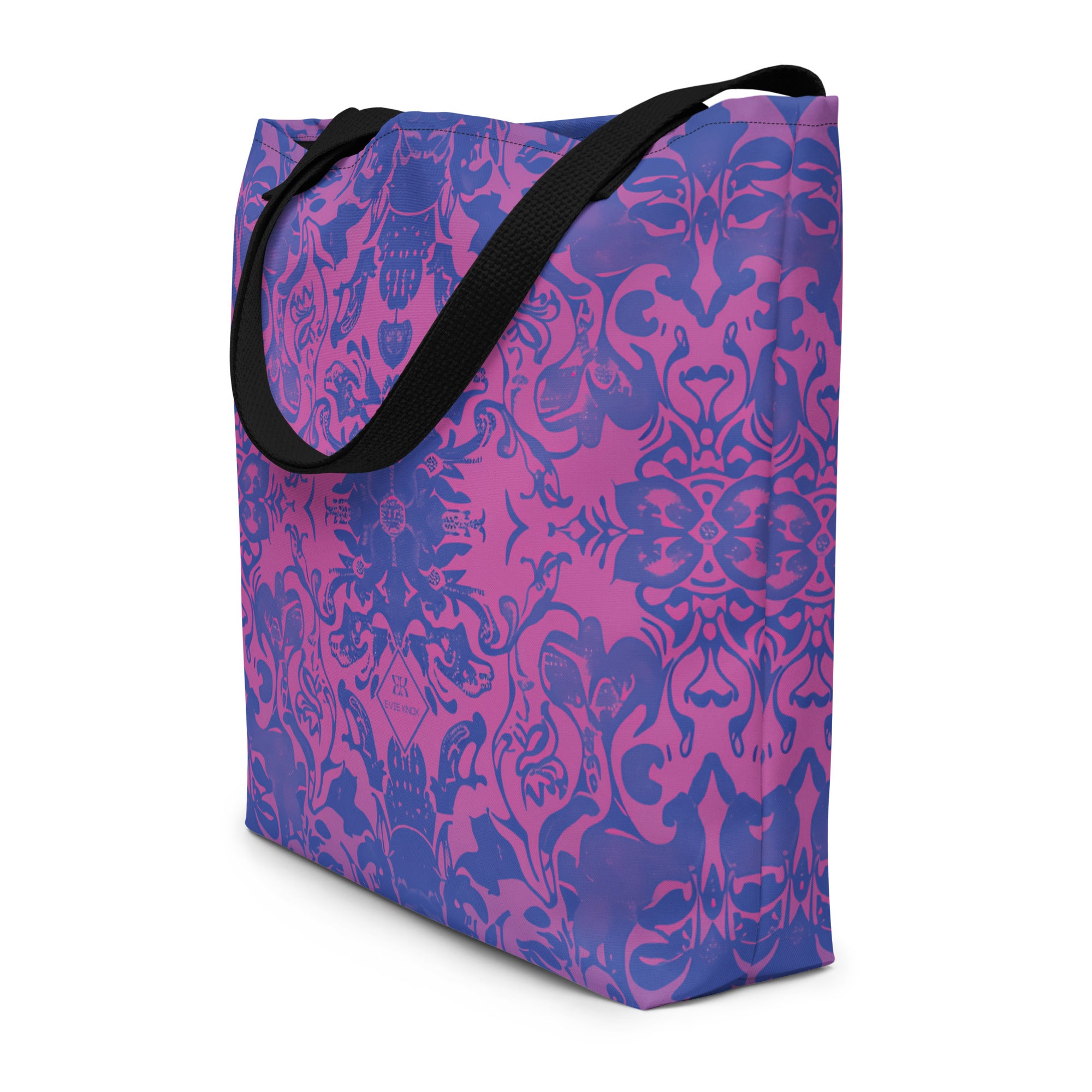 French Fractal Large Tote Bag