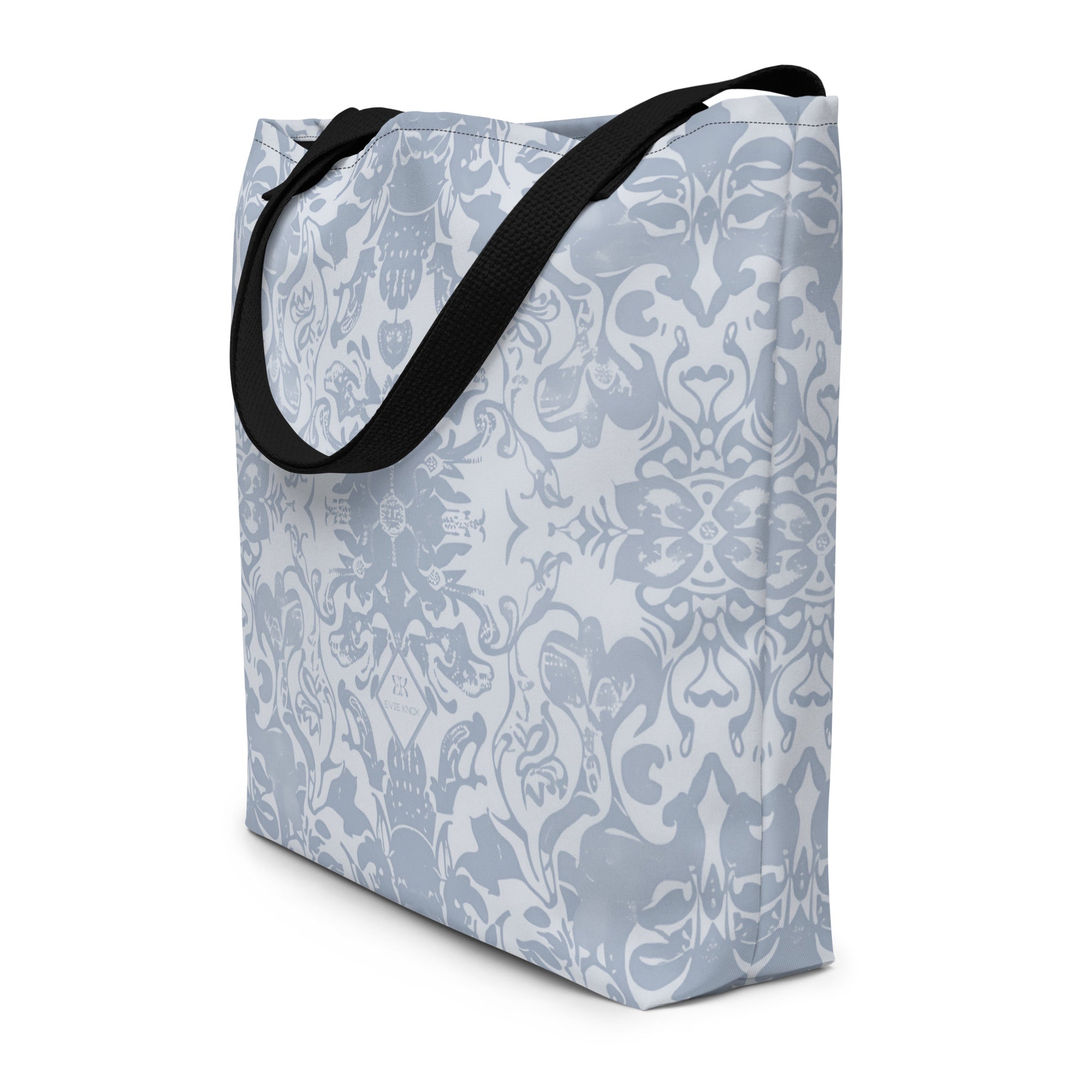 French Fractal Large Tote Bag