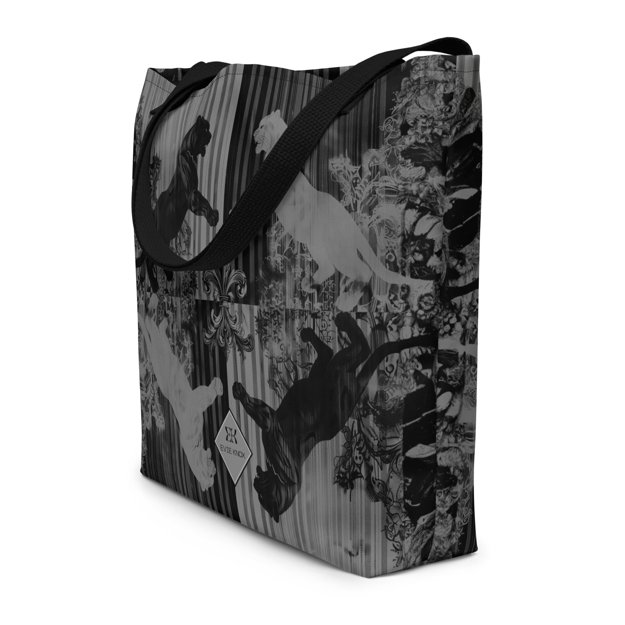 Jaguar Symmetry Large Tote Bag