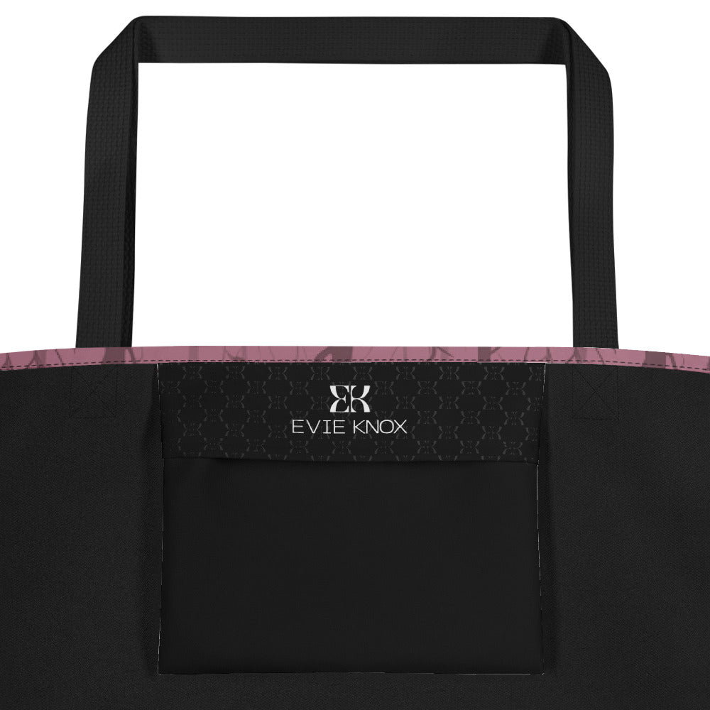 Birds In Shadow Large Tote Bag