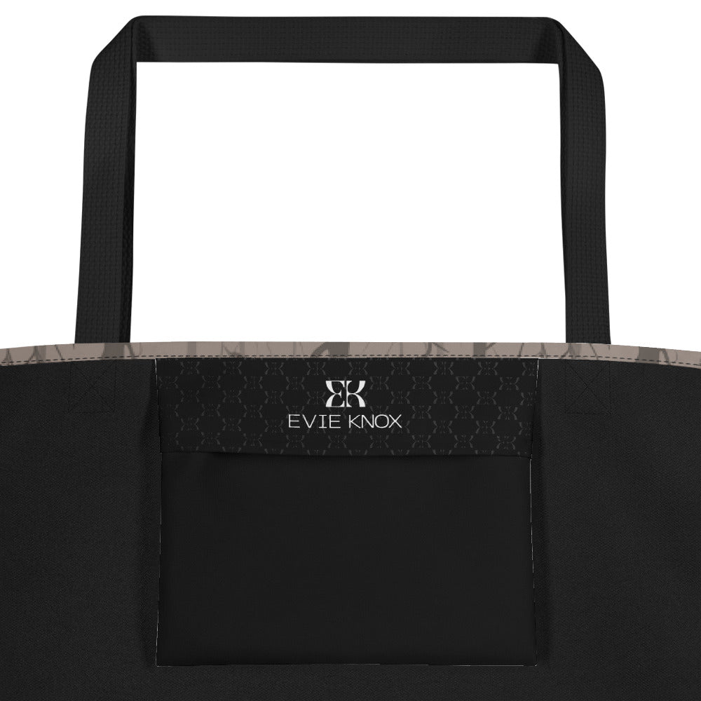 Birds In Shadow Large Tote Bag