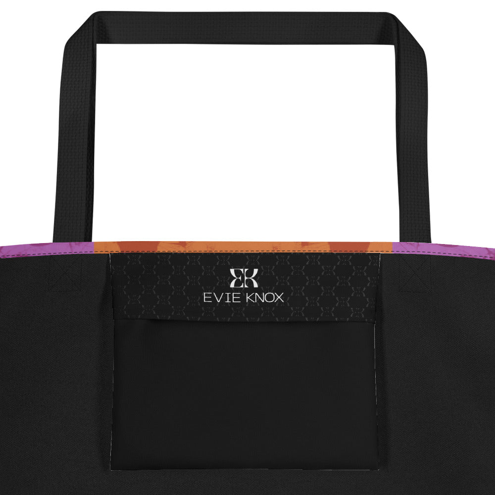 Free To Fly Butterfly Large Tote Bag