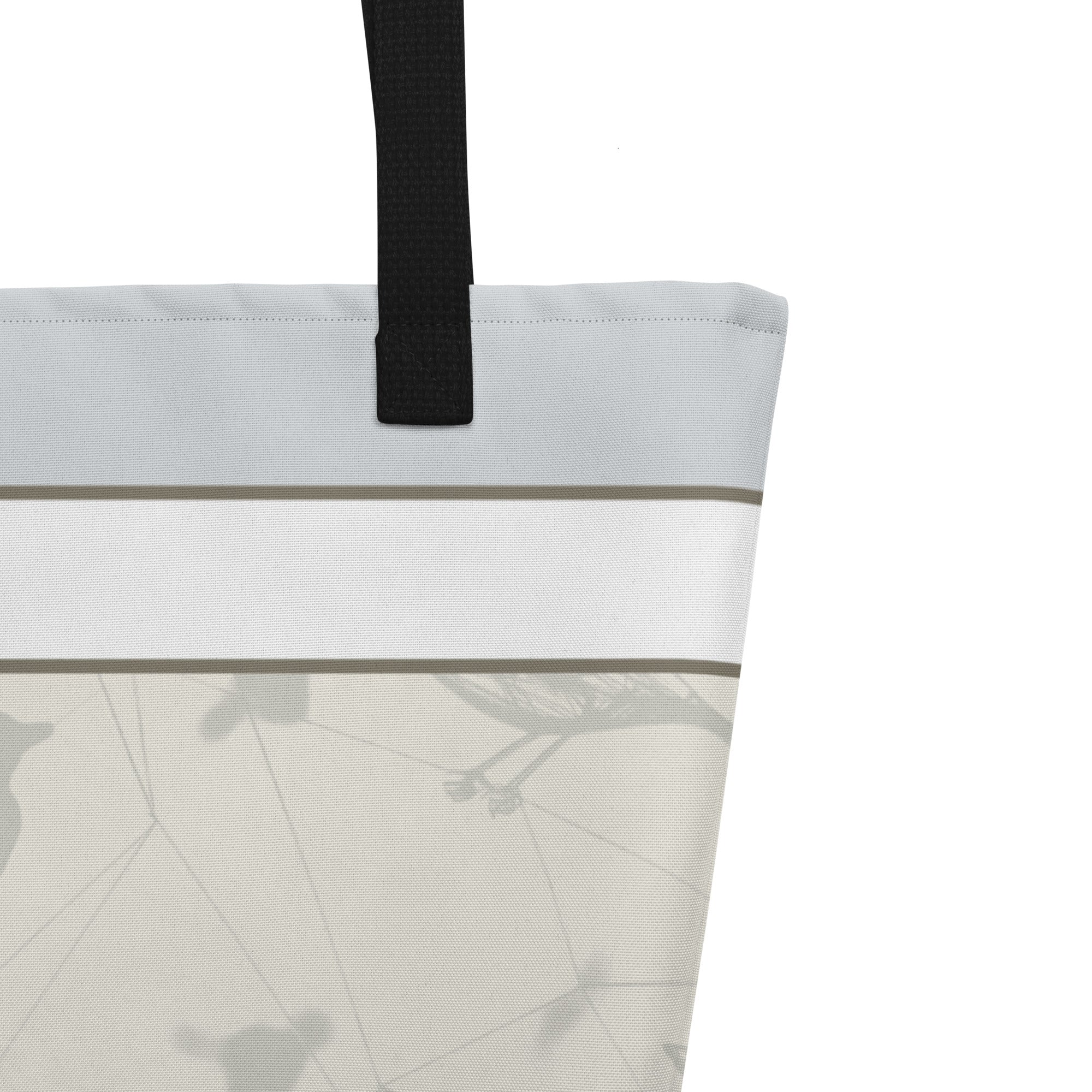 The Aviator's Sketch Large Tote Bag