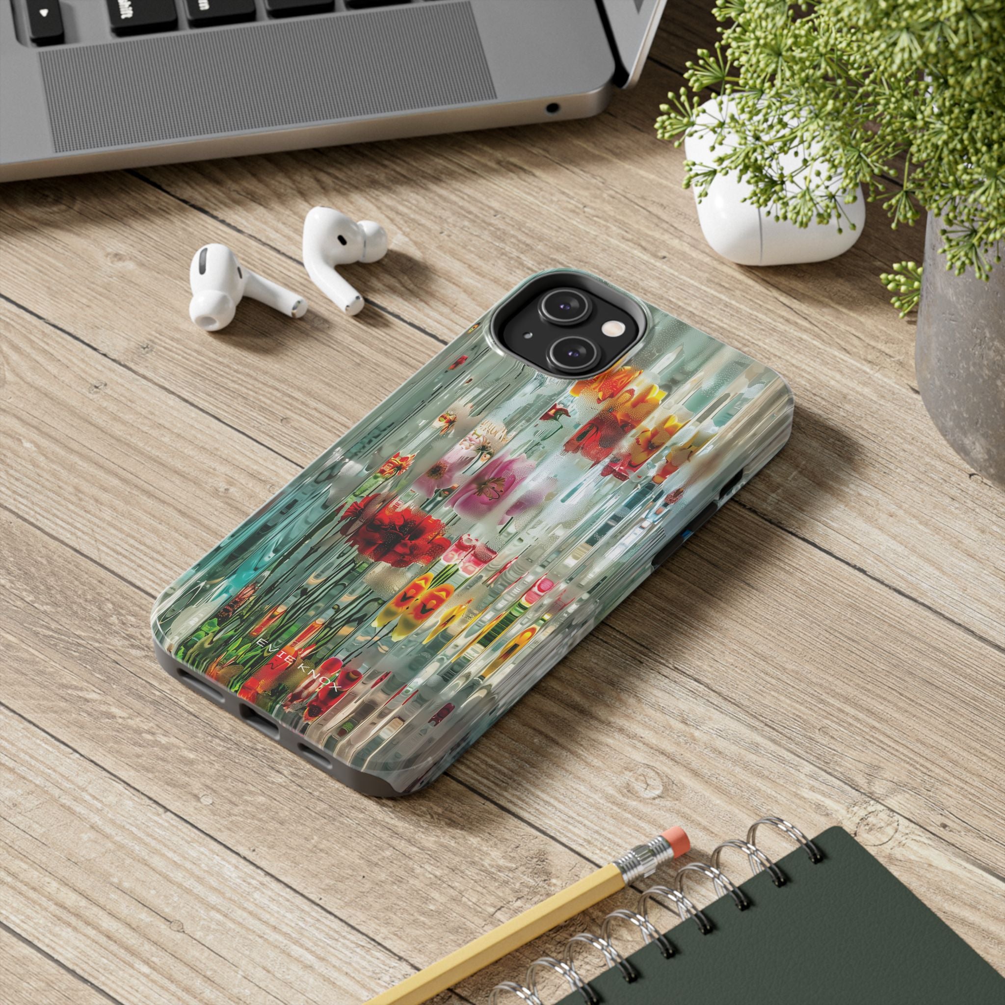 Tropical Floral Distortion iPhone Case