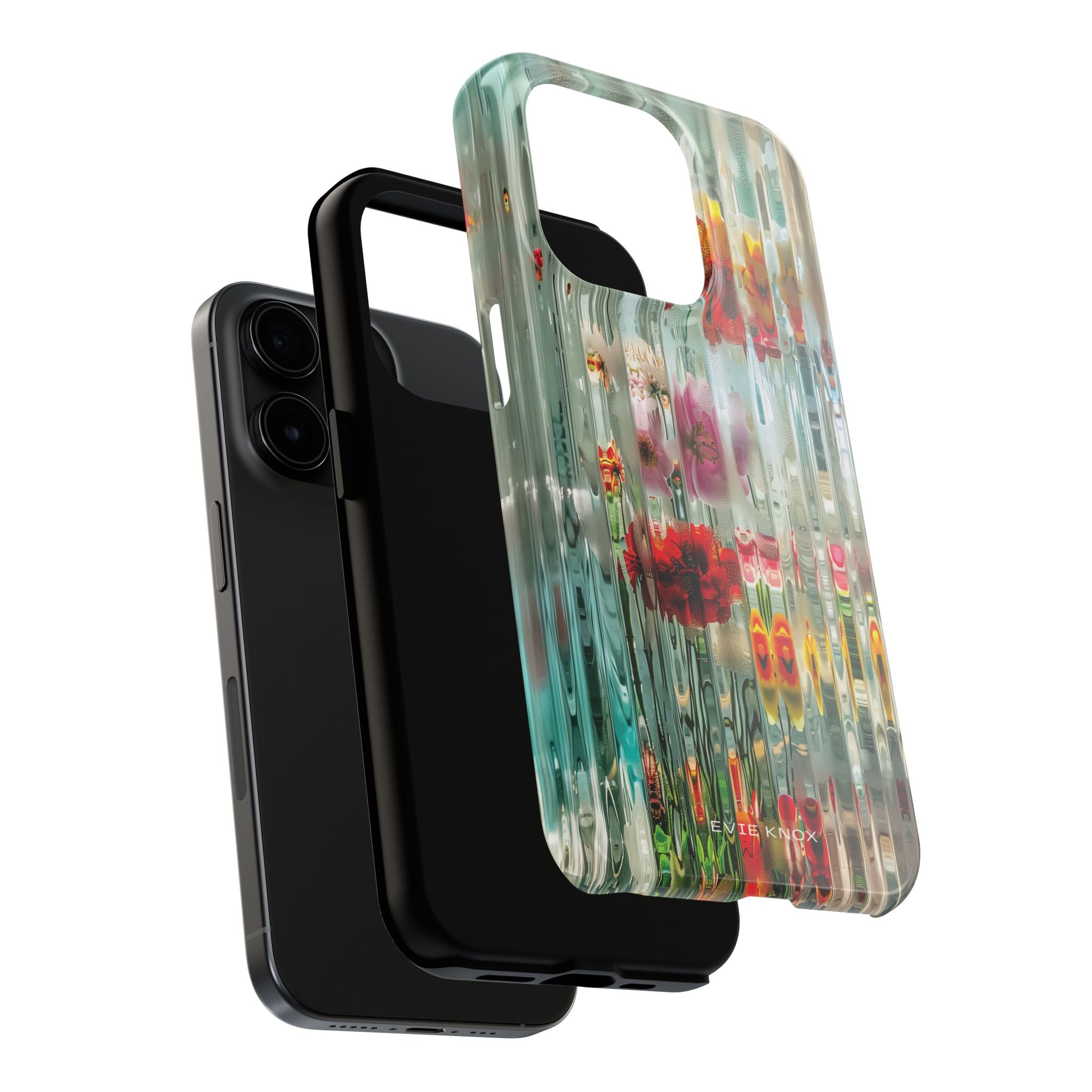 Tropical Floral Distortion iPhone Case