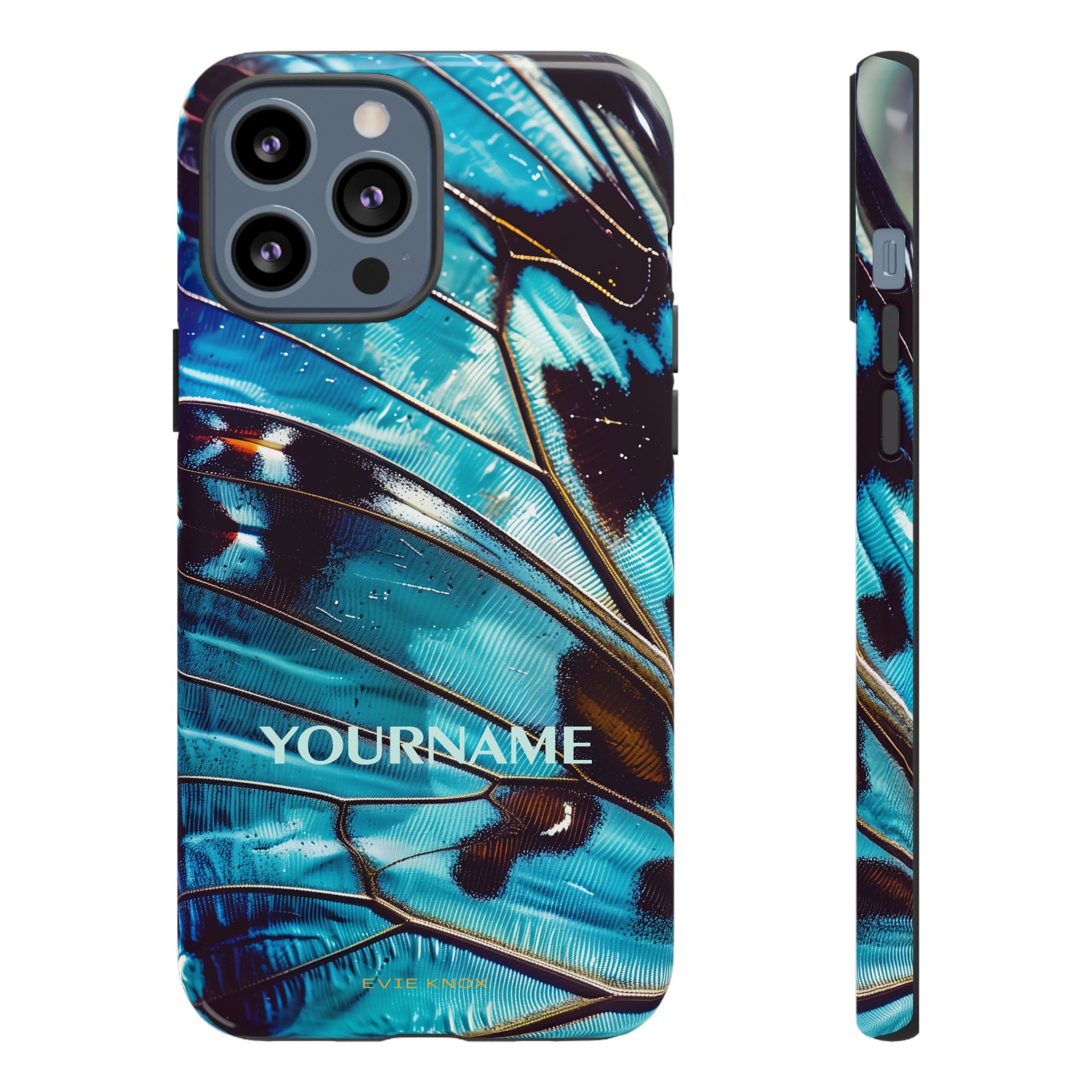 Blue Morpho Butterfly Wing Tough iPhone Case