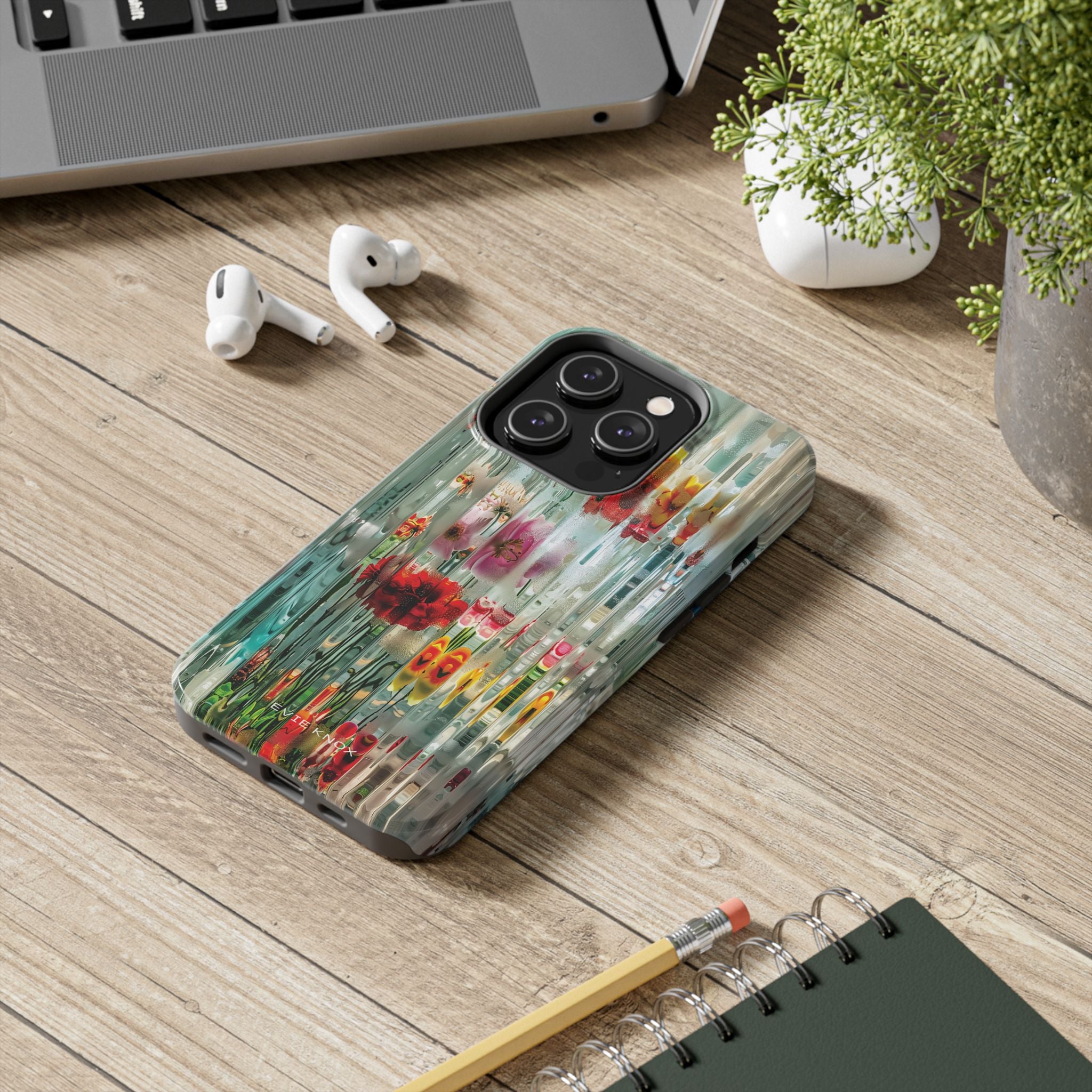 Tropical Floral Distortion iPhone Case