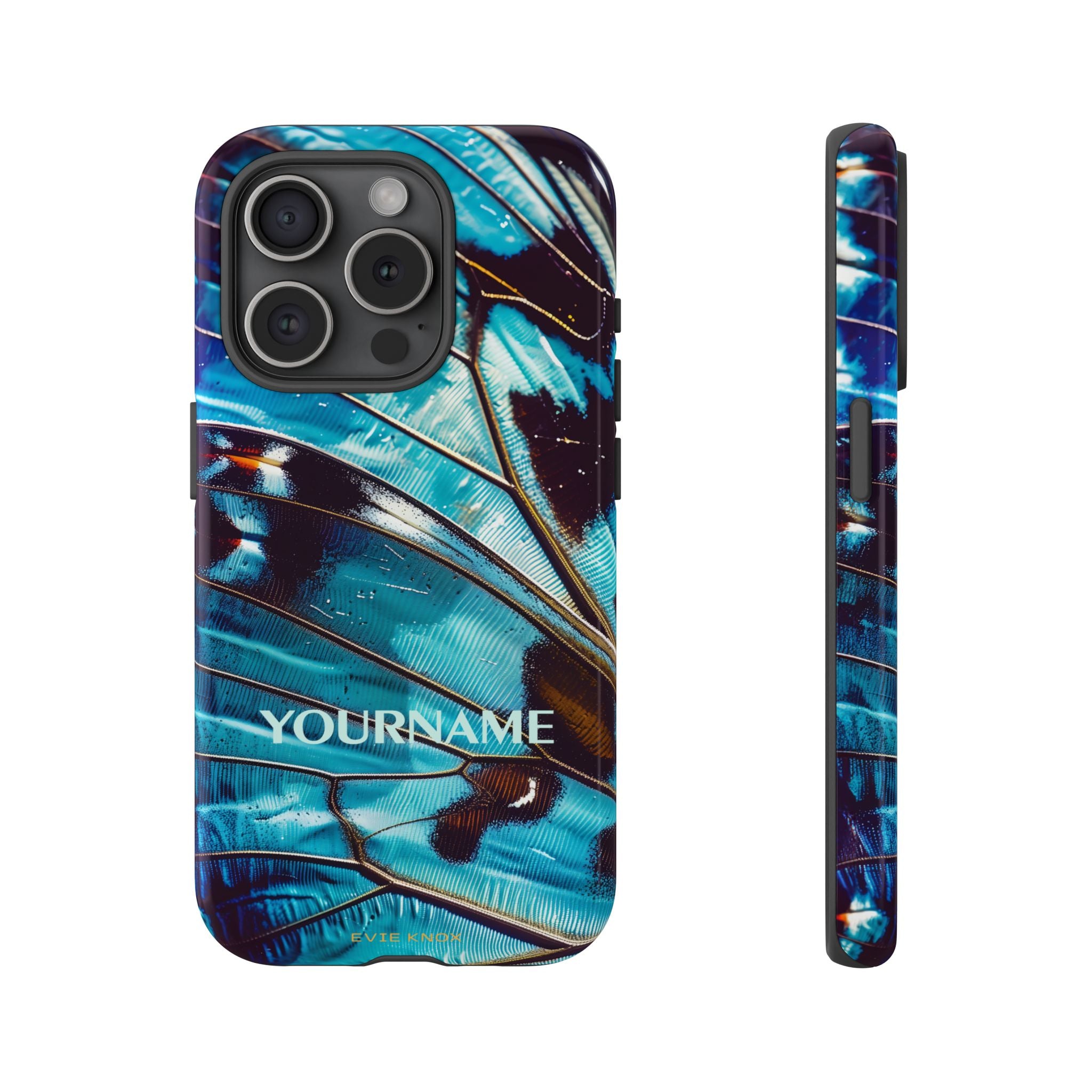 Blue Morpho Butterfly Wing Tough iPhone Case