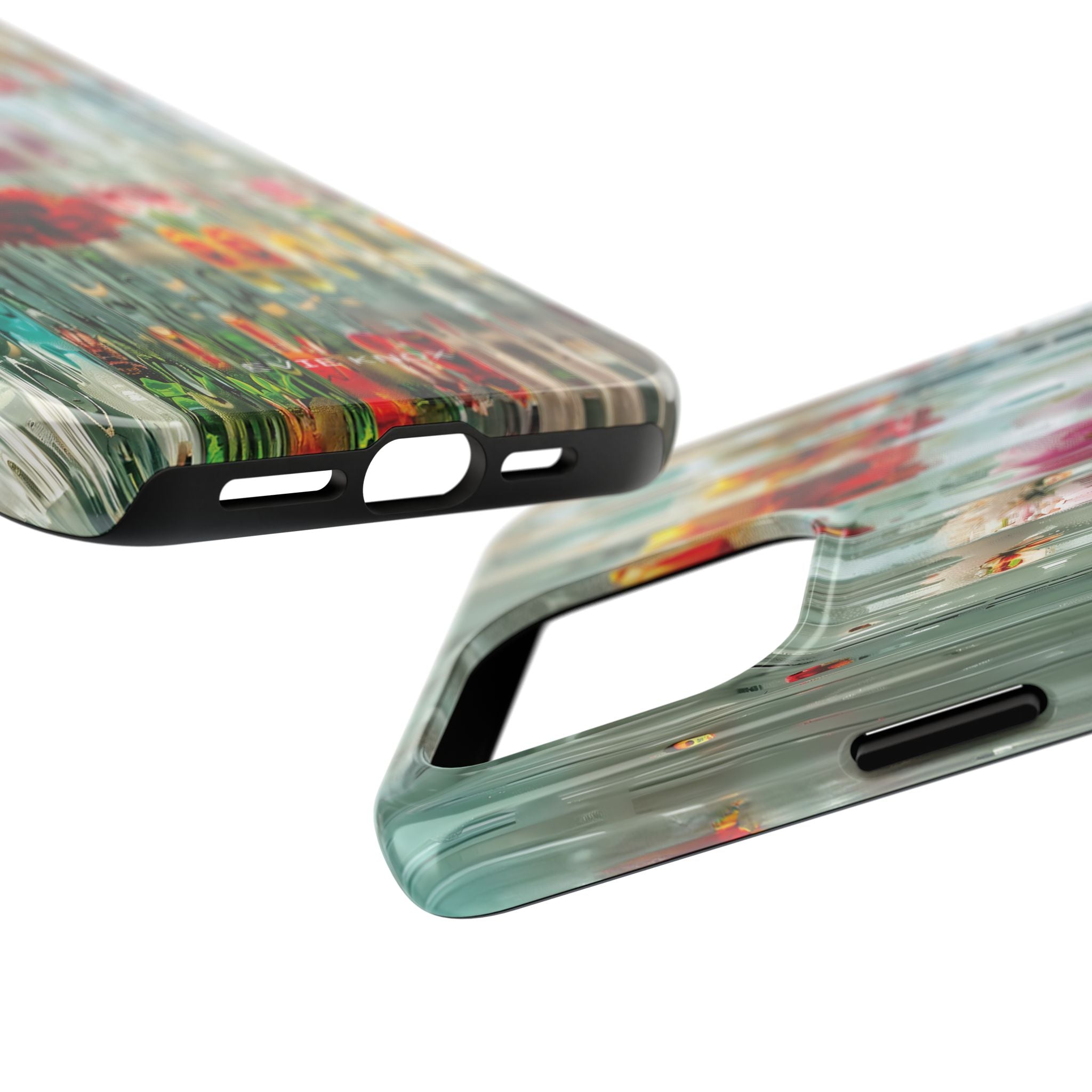 Tropical Floral Distortion iPhone Case