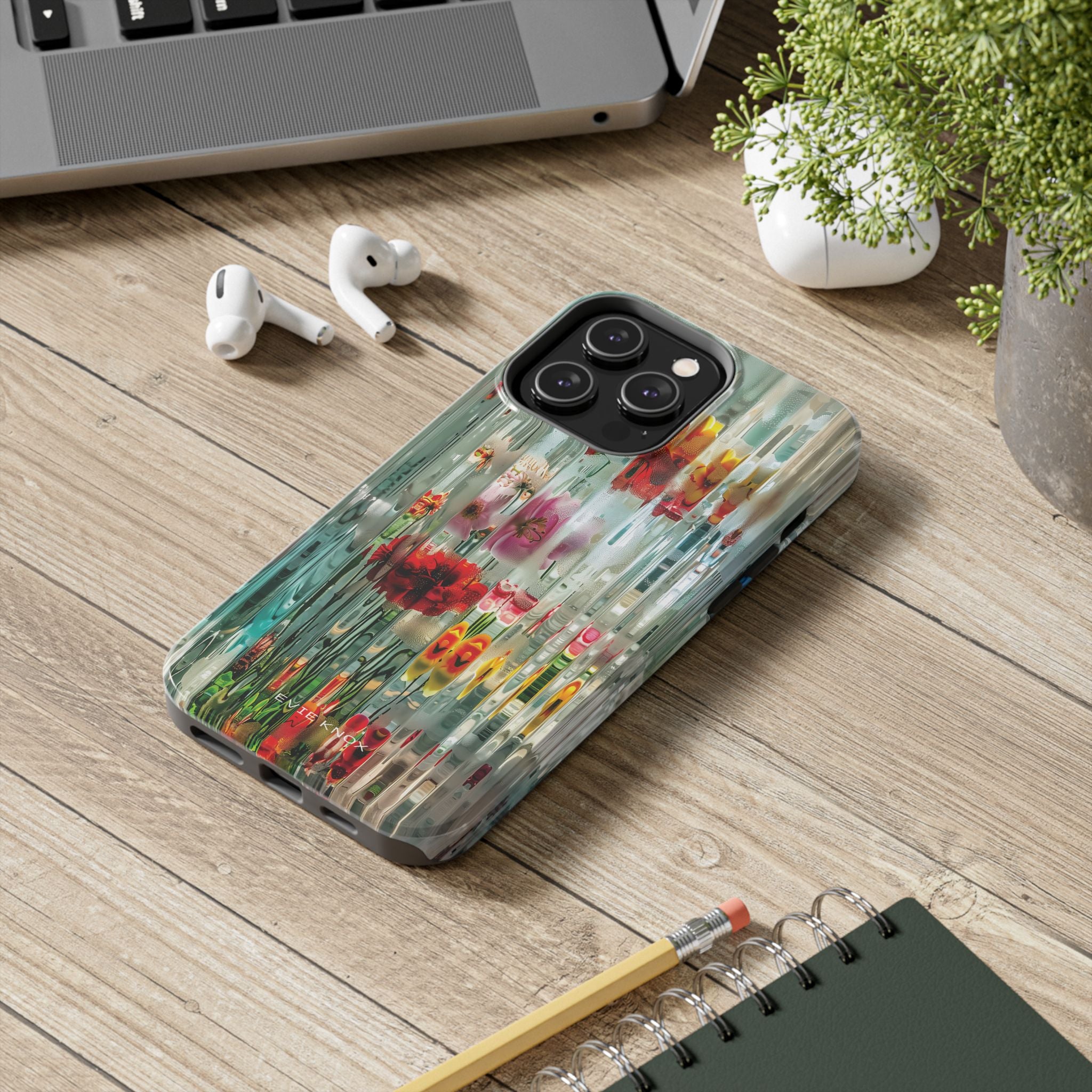 Tropical Floral Distortion iPhone Case