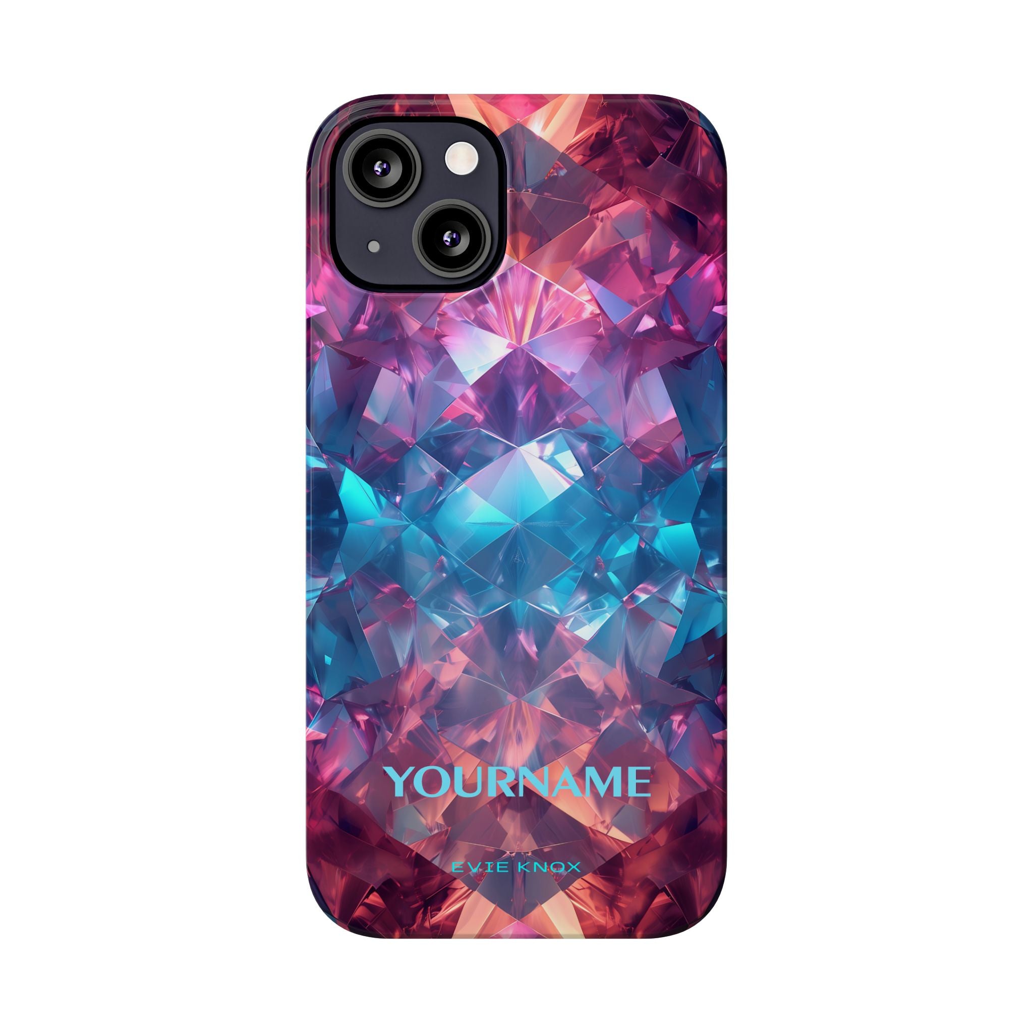 Supernova Gemstone Effect Slim iPhone Case - Customized Phone Case
