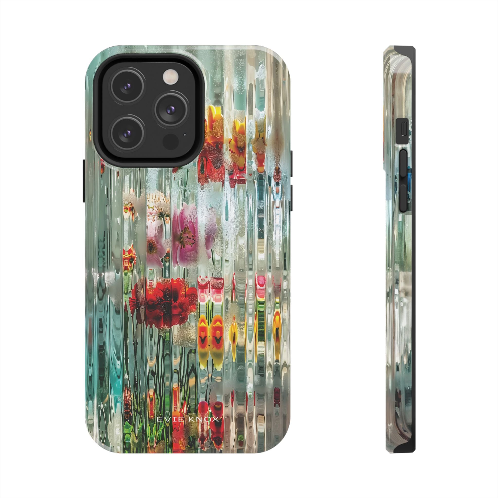 Tropical Floral Distortion iPhone Case