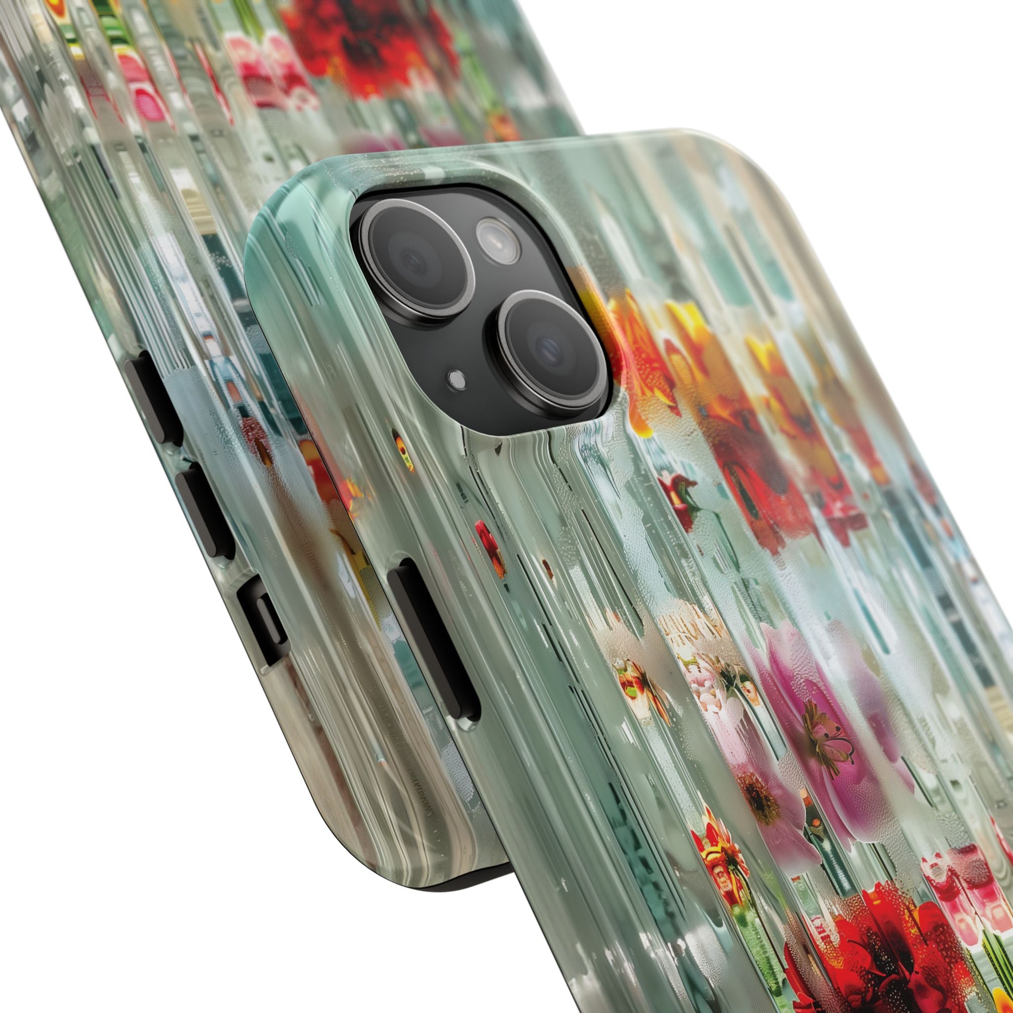 Tropical Floral Distortion iPhone Case
