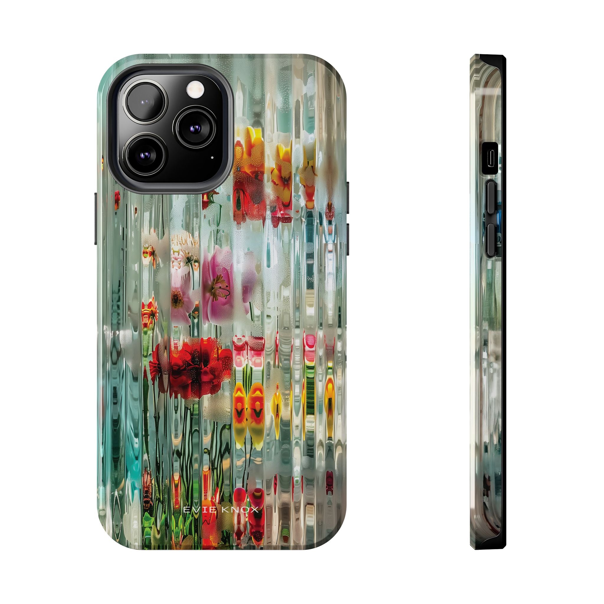 Tropical Floral Distortion iPhone Case