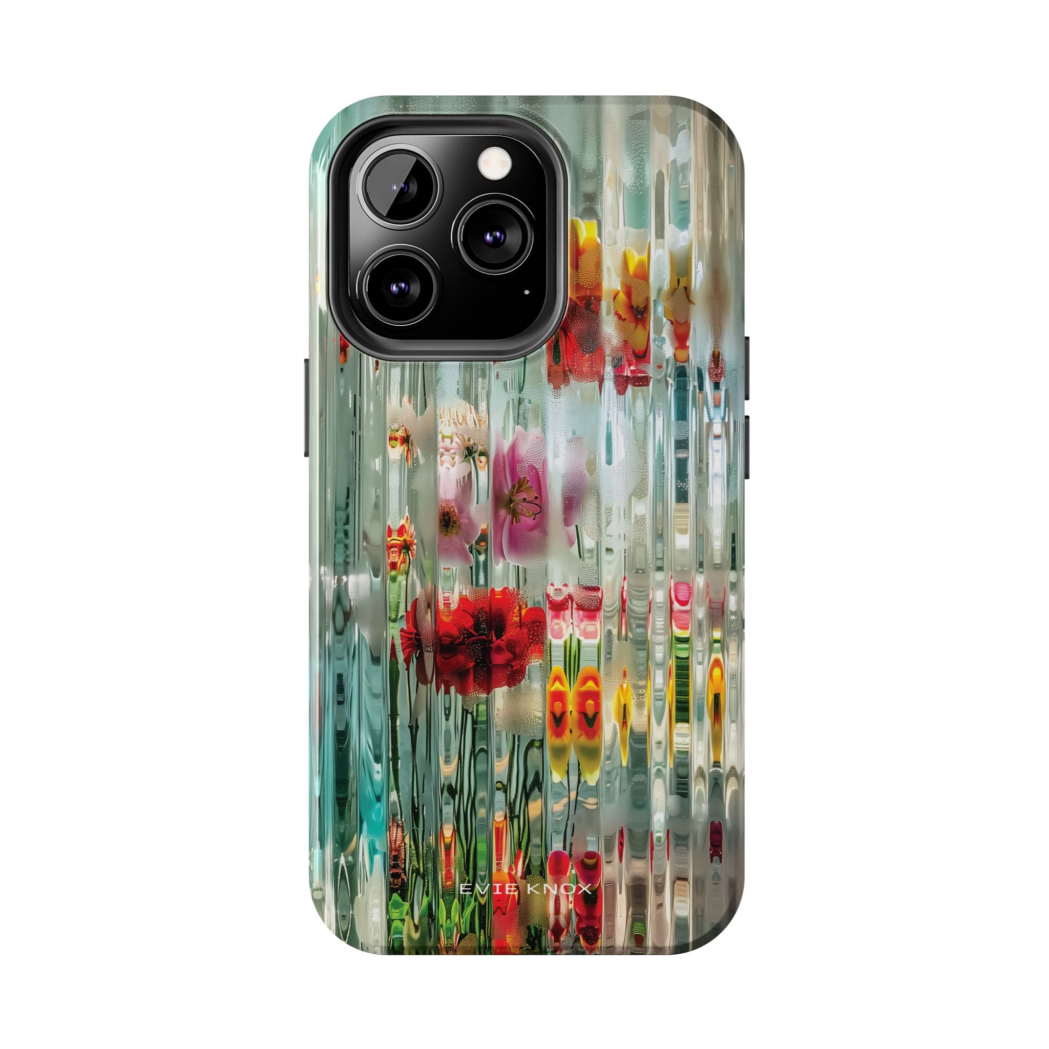 Tropical Floral Distortion iPhone Case