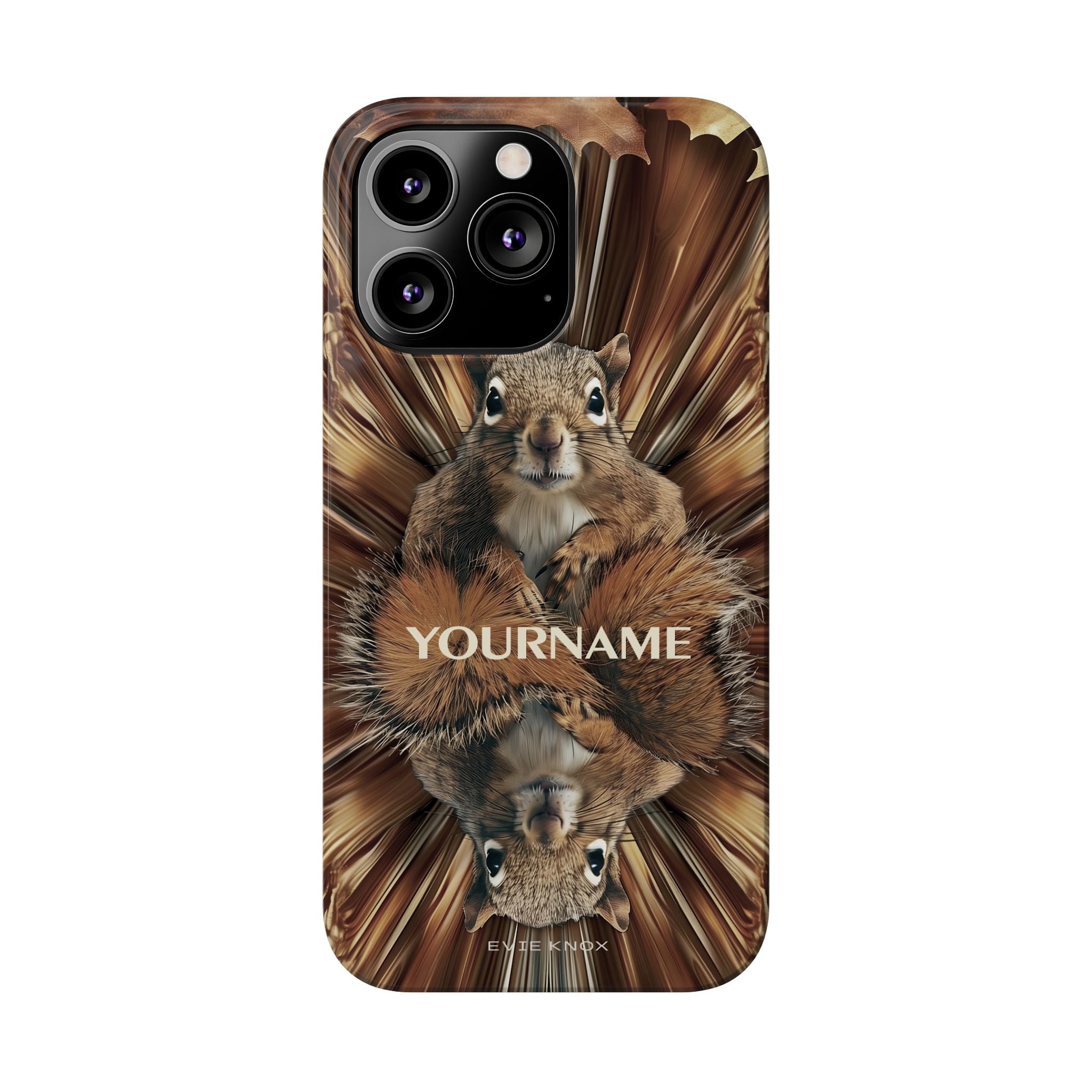 Kaleidoscope Squirrel Slim Phone Case — Cute Customized iPhone Case