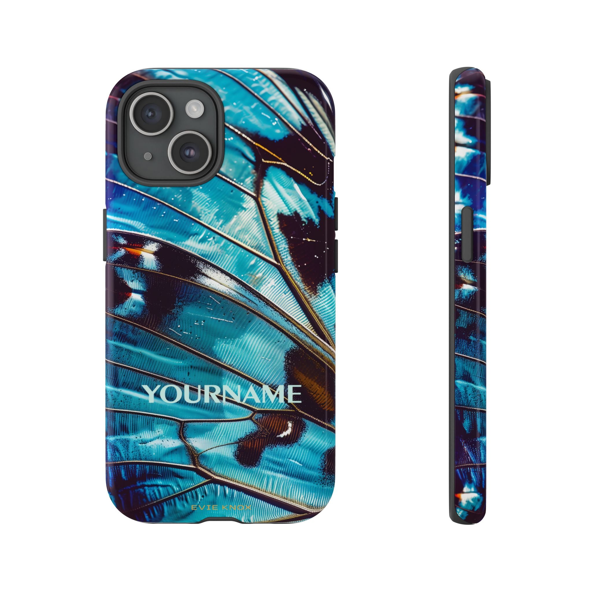 Blue Morpho Butterfly Wing Tough iPhone Case