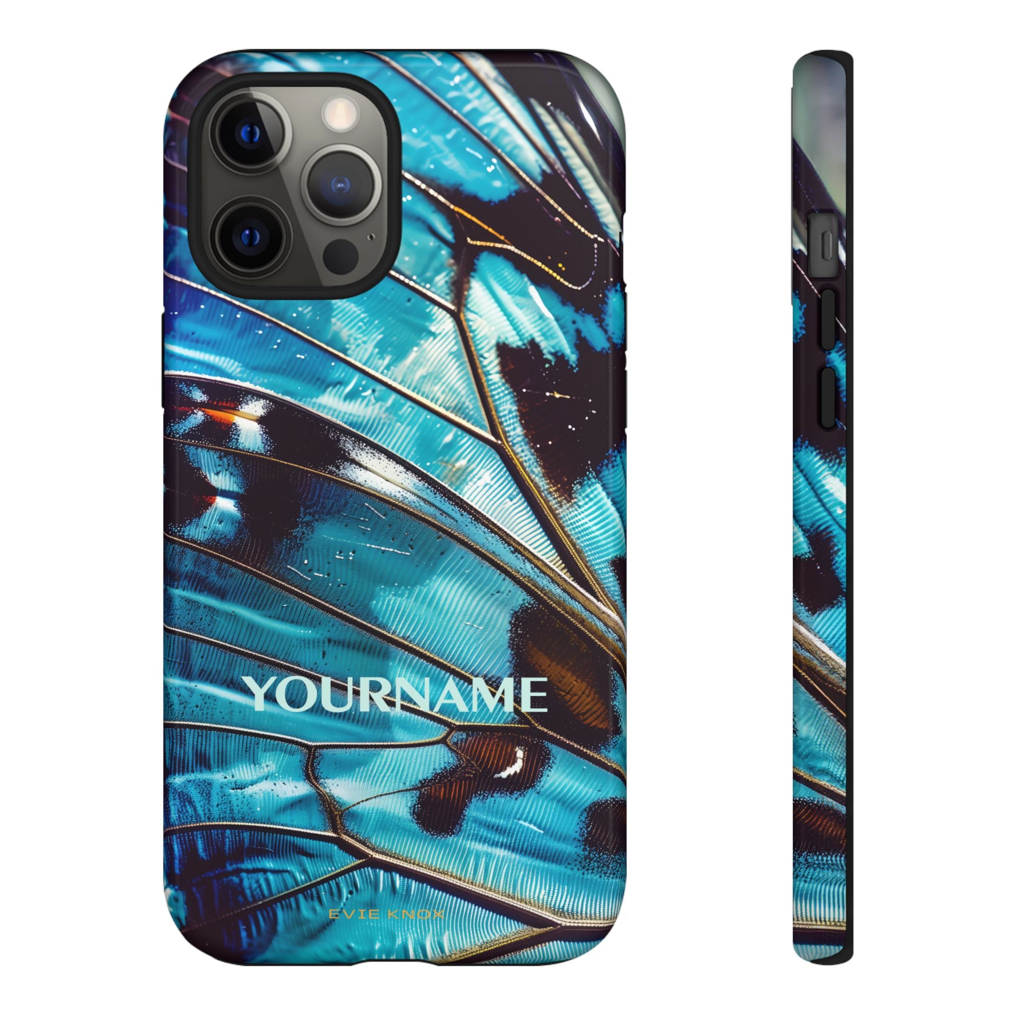 Blue Morpho Butterfly Wing Tough iPhone Case