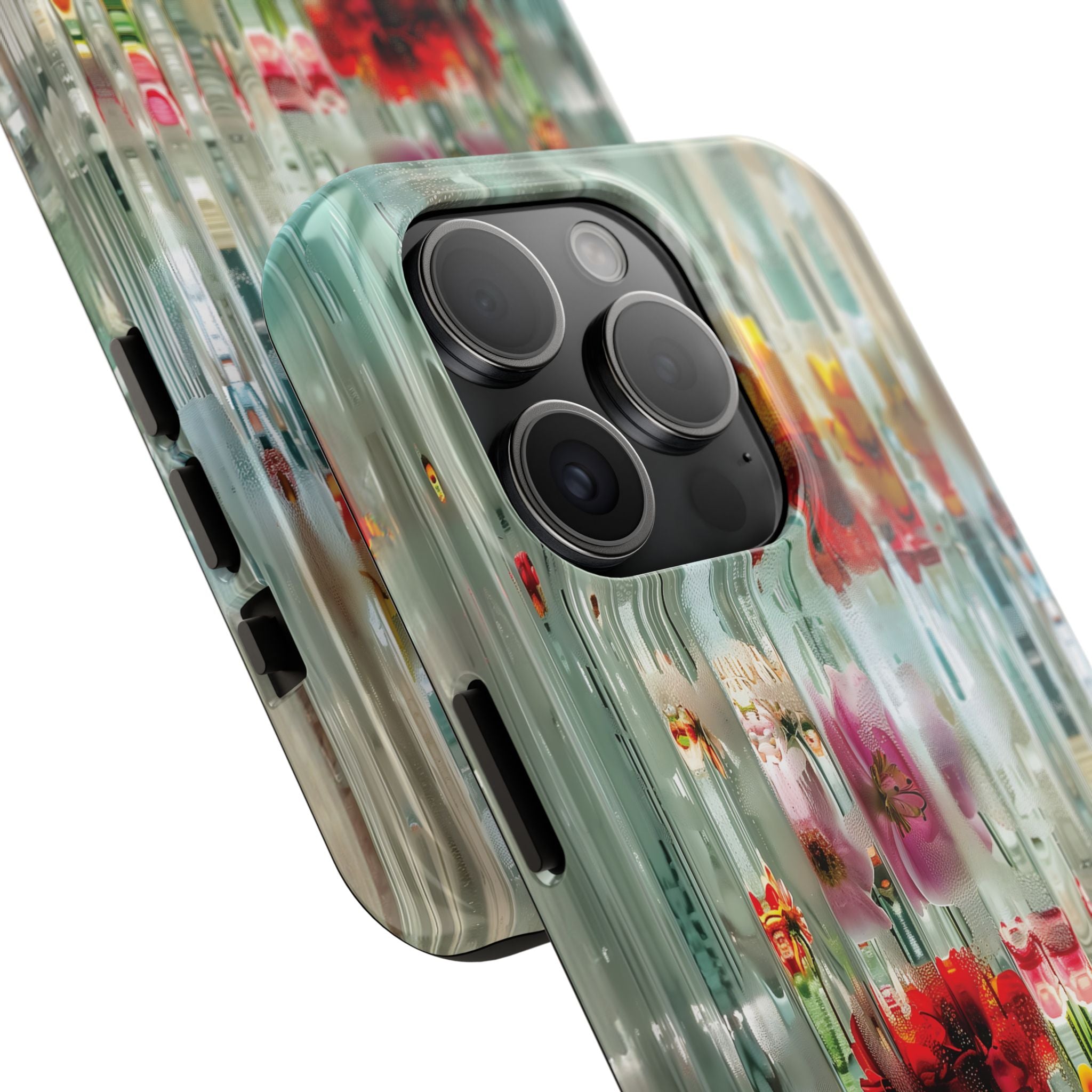 Tropical Floral Distortion iPhone Case