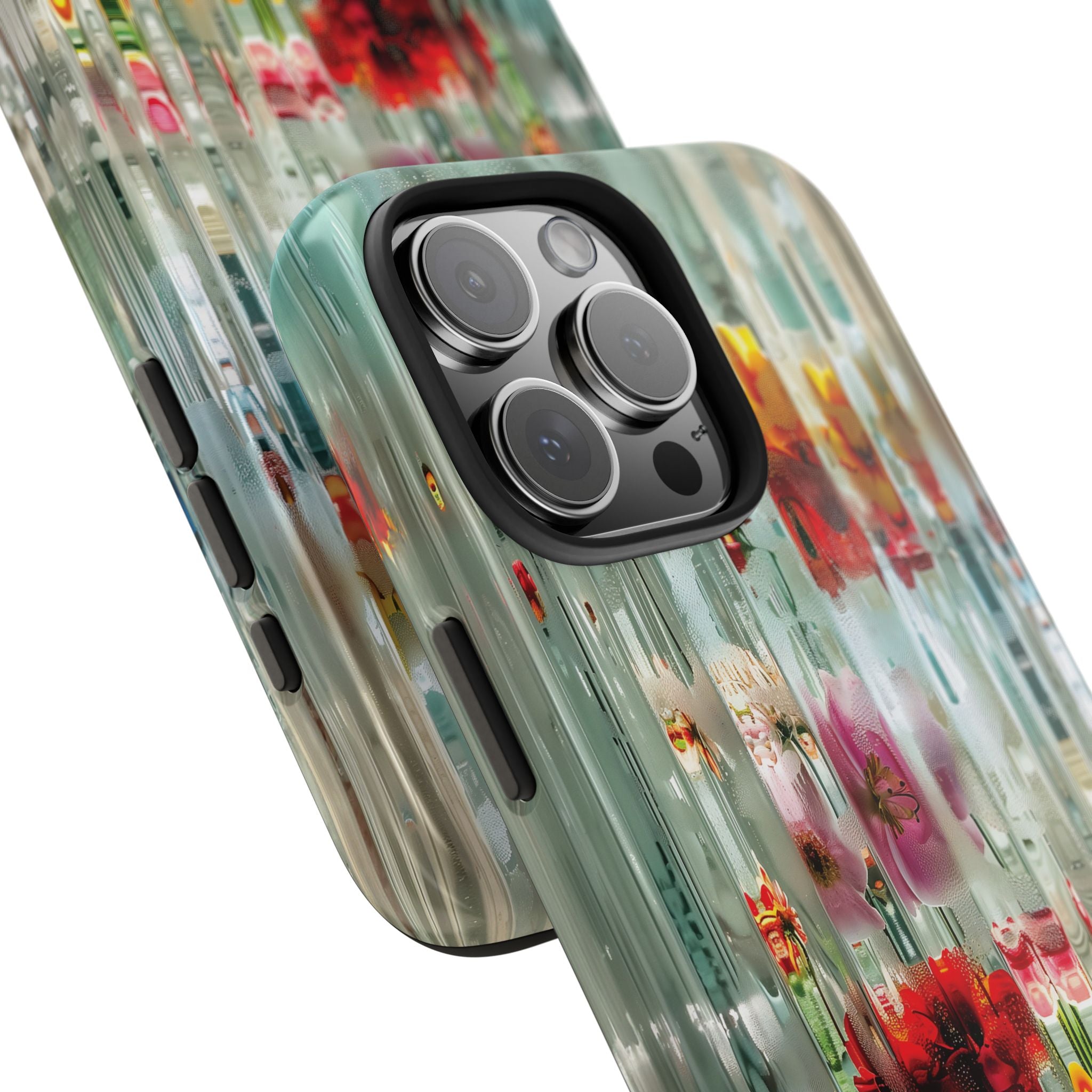 Tropical Floral Distortion iPhone Case